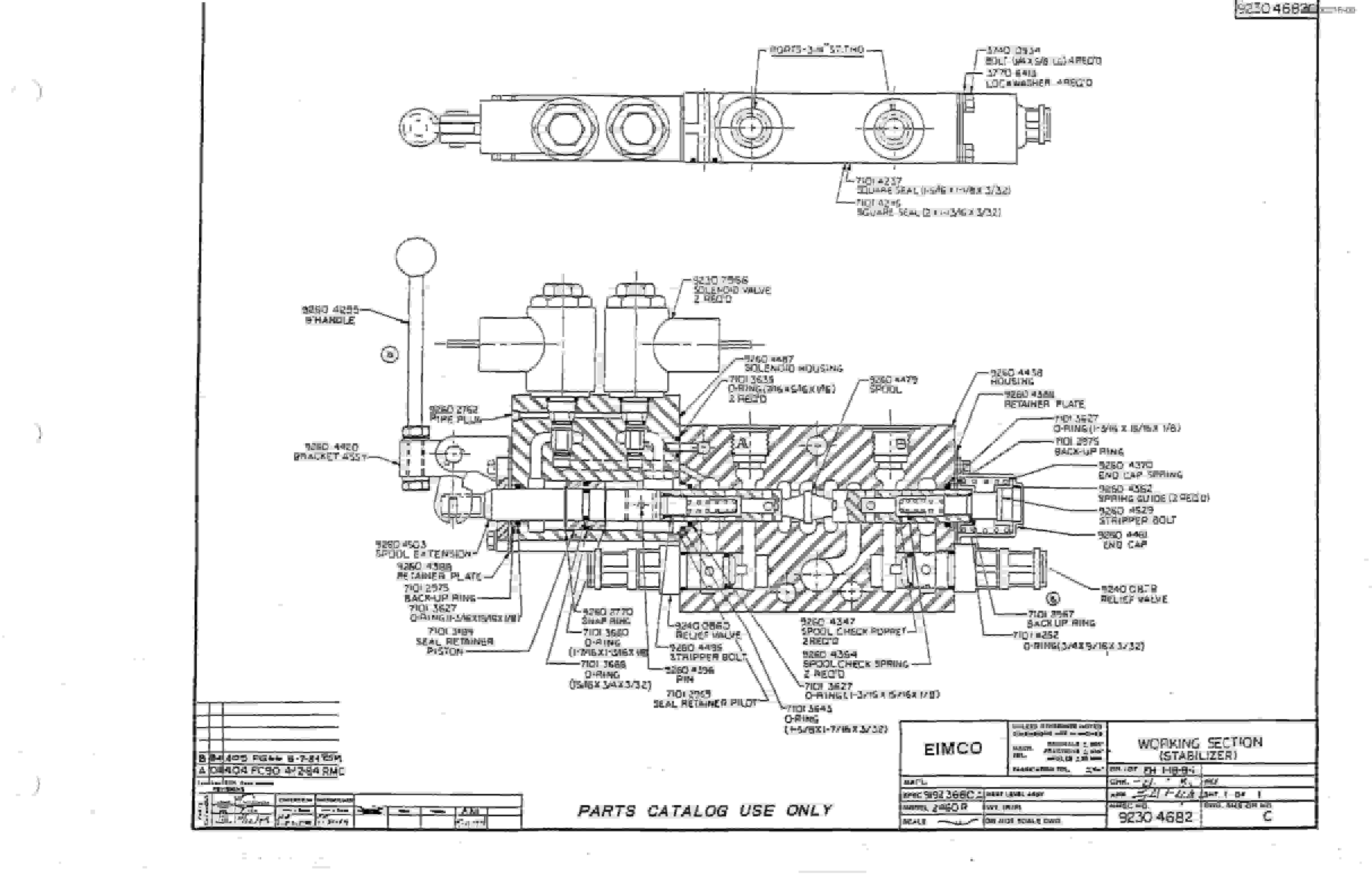 Bucyrus 2810-2 Miner Parts Catalog BI000215-2