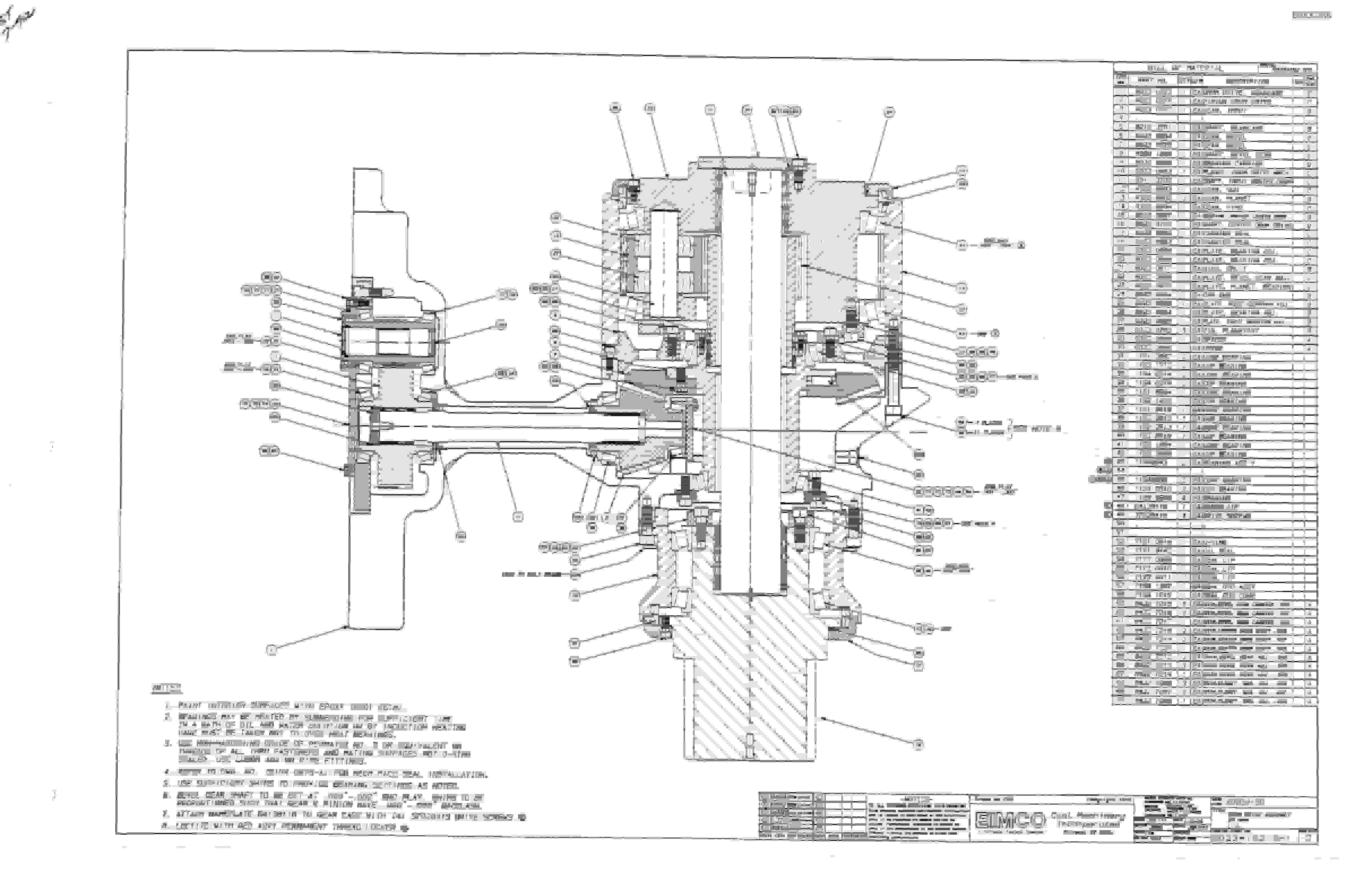 Bucyrus 2810-2 Miner Parts Catalog BI000368-5