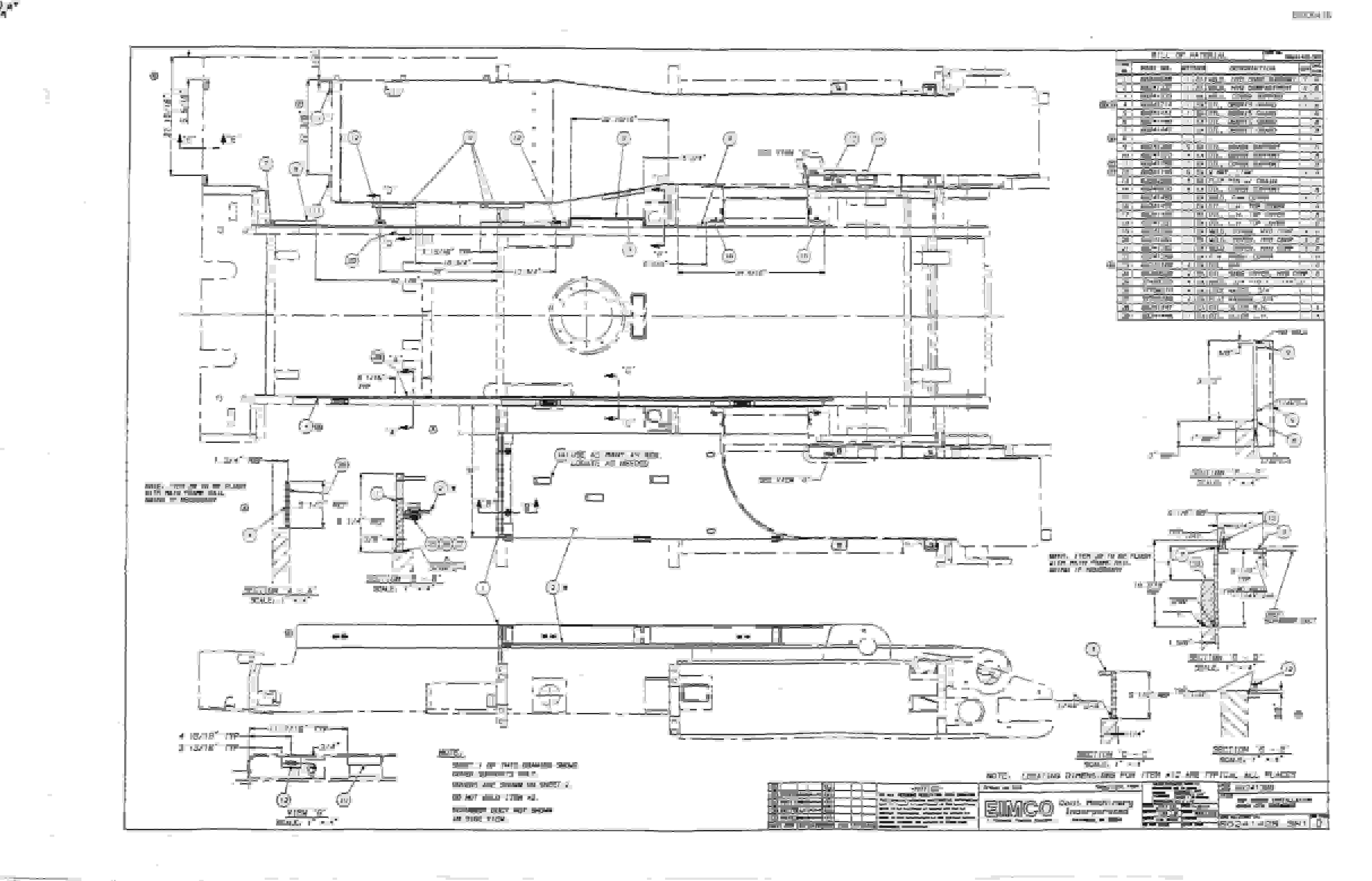 Bucyrus 2810-2 Miner Parts Catalog BI000418-3