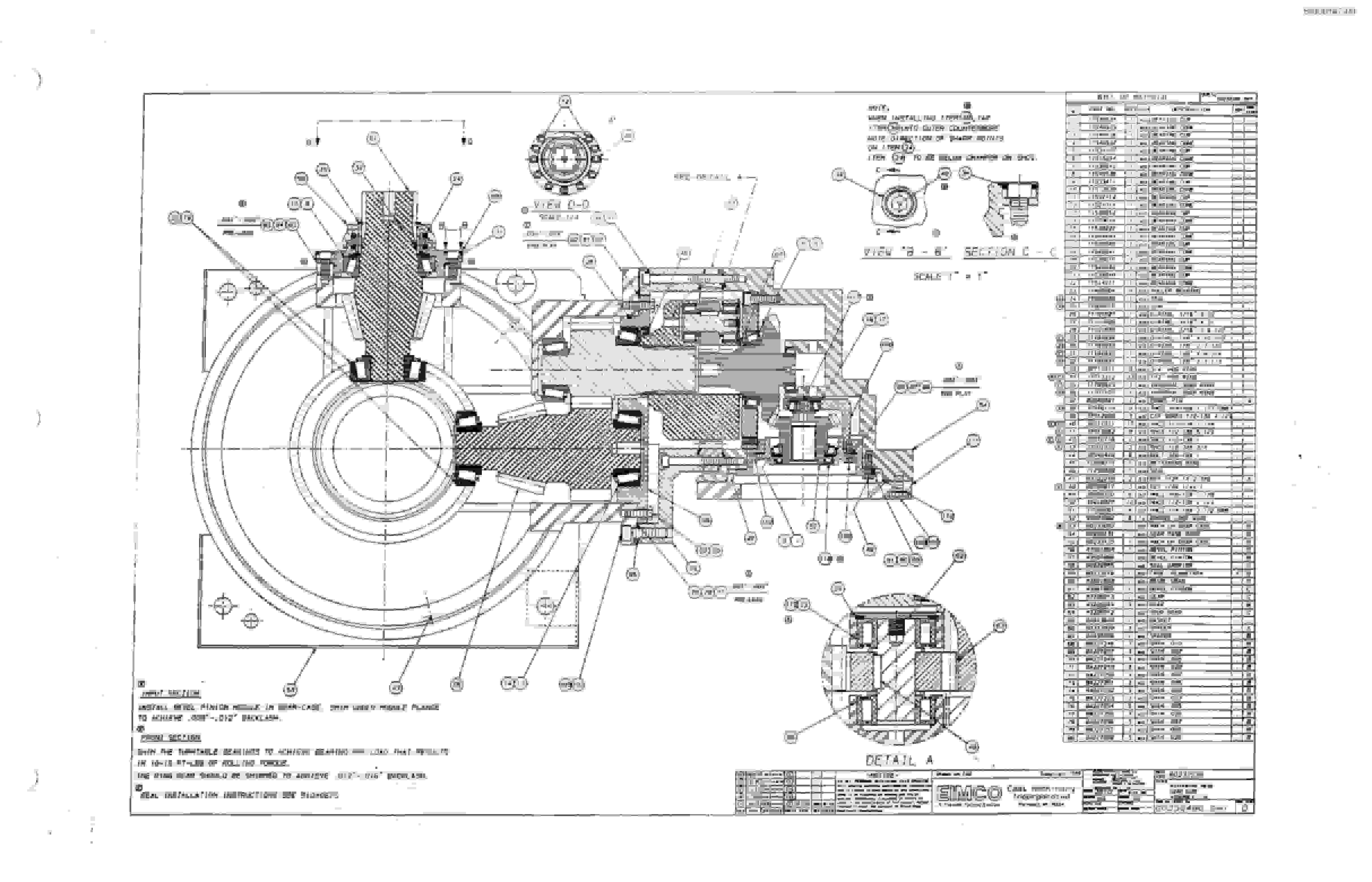 Bucyrus 2810-2P Miner Parts Catalog BI000147-5