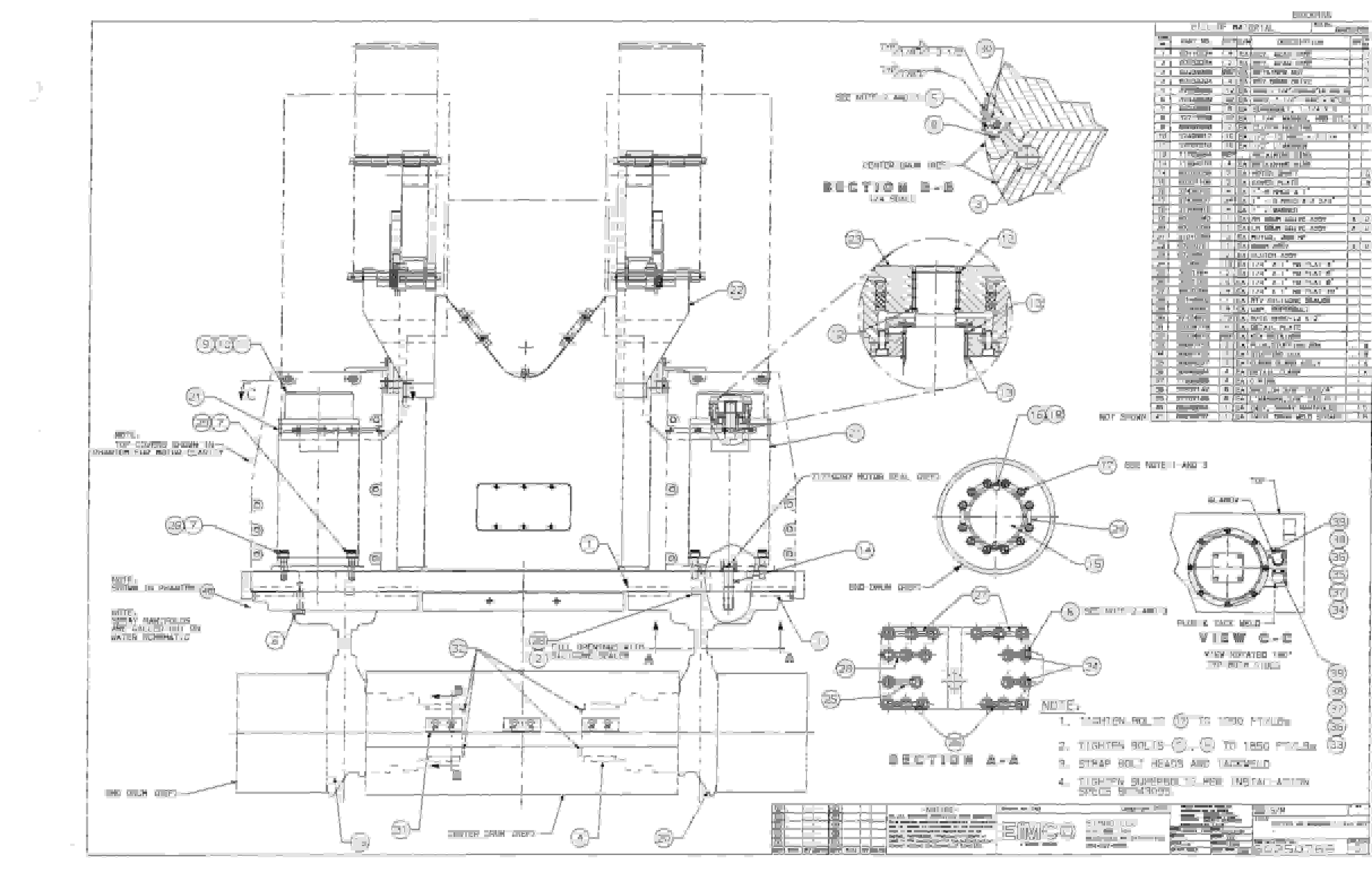 Bucyrus 2810-2P Miner Parts Catalog BI000185-4