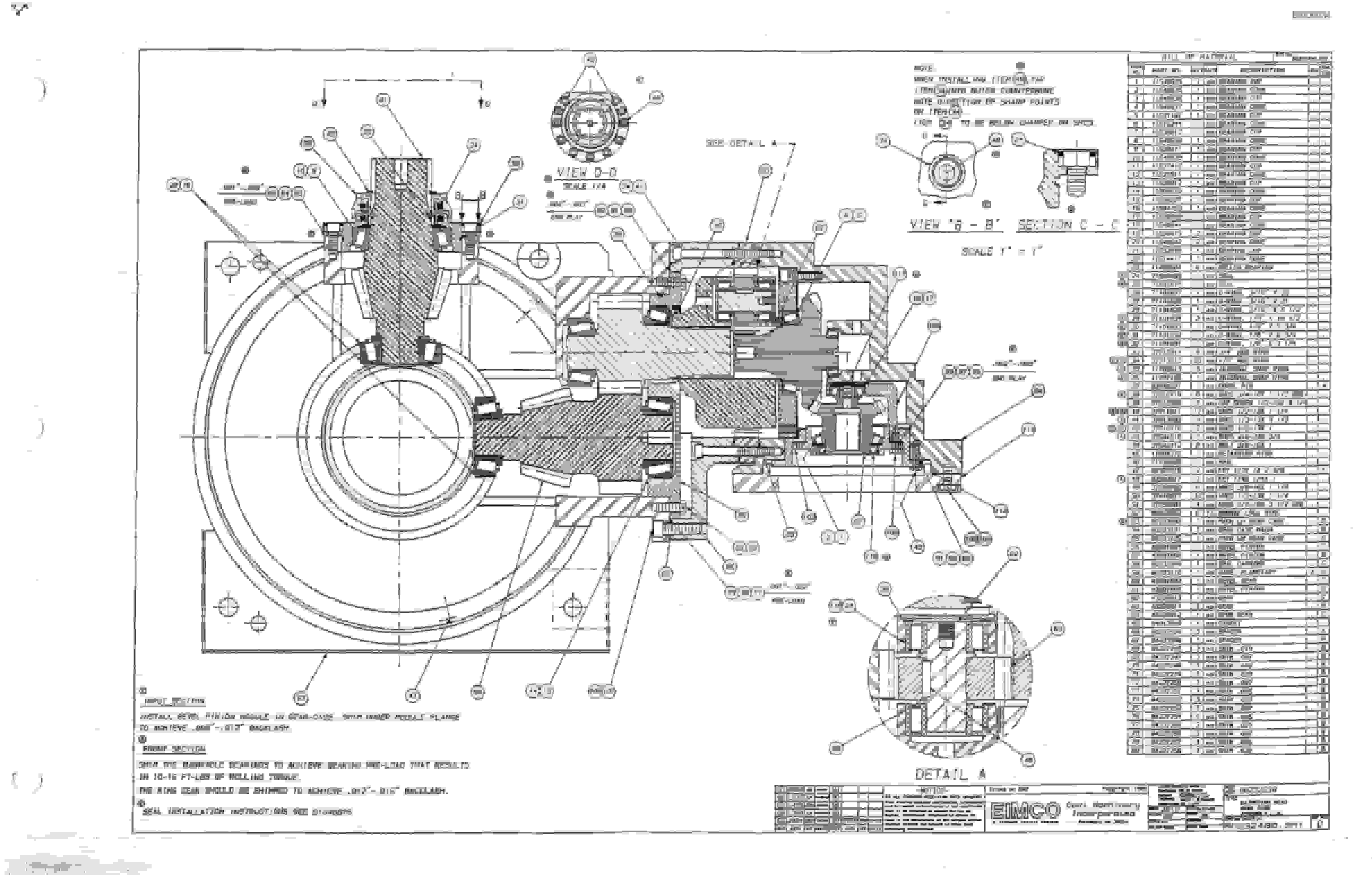 Bucyrus 2810 Dash One Miner Parts Catalog BI000034-5