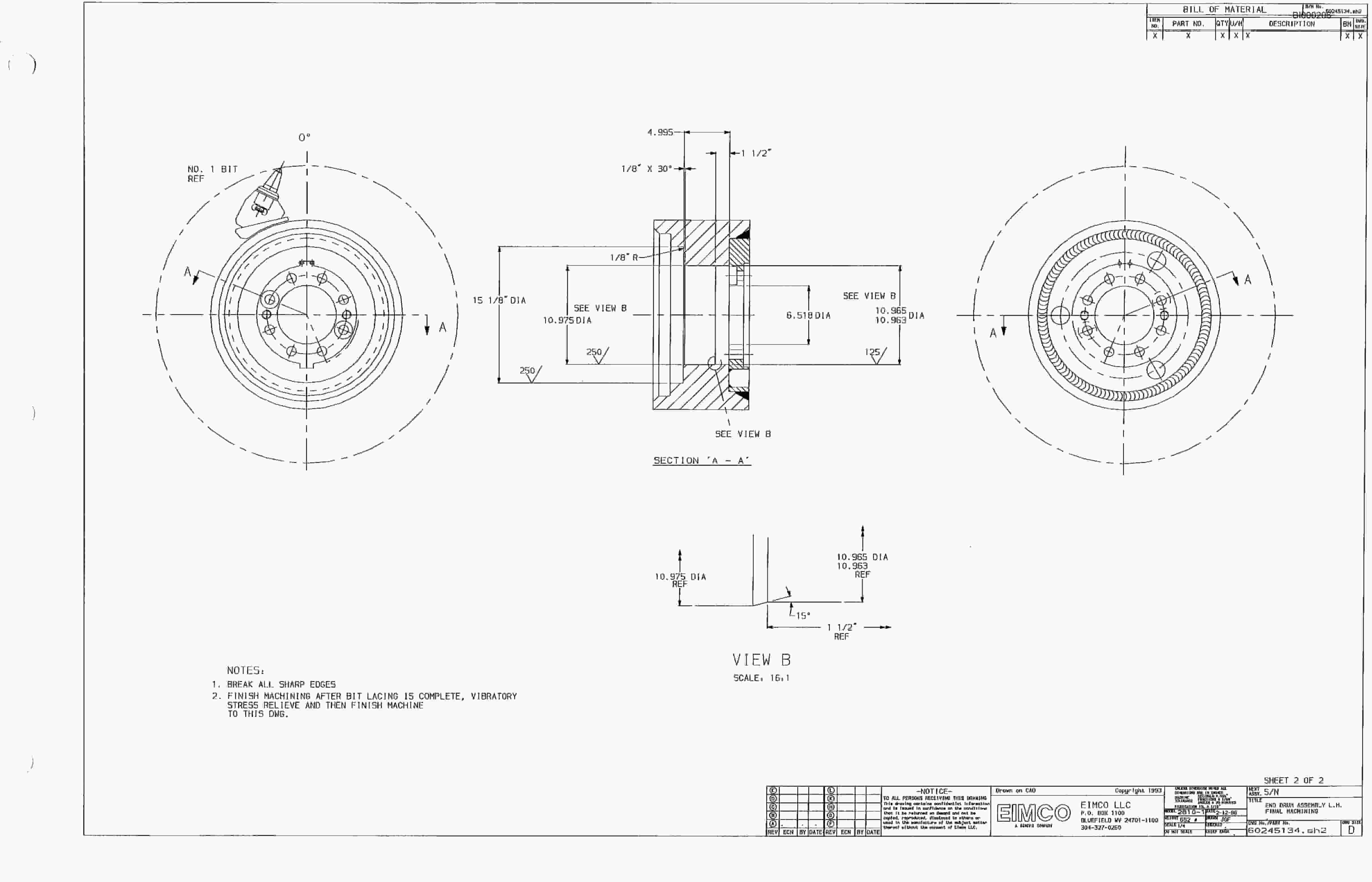 Bucyrus 2810 Dash One Miner Parts Catalog BI000206-4