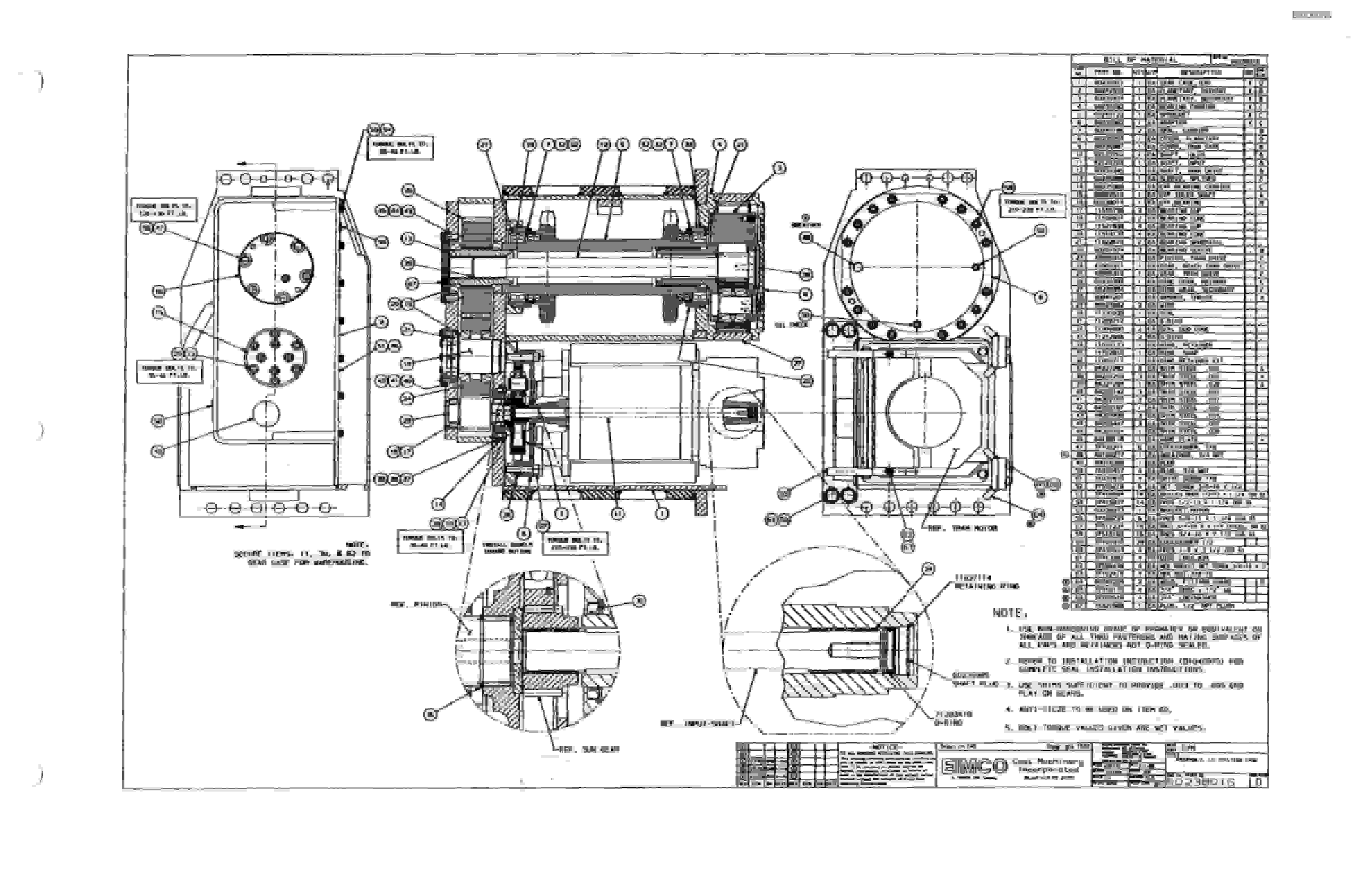 Bucyrus 2810 Dash Three Miner Parts Catalog BI000056-3