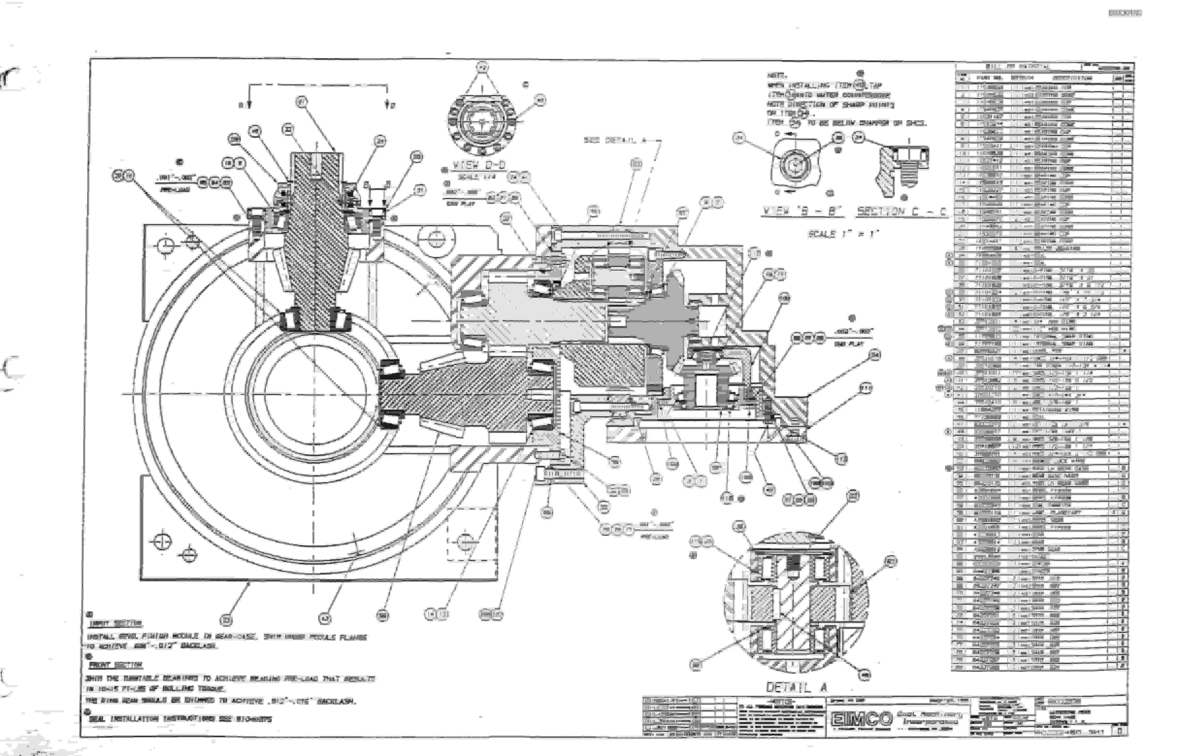 Bucyrus 2810 Dash Two Drum Miner Parts Catalog BI000150-5