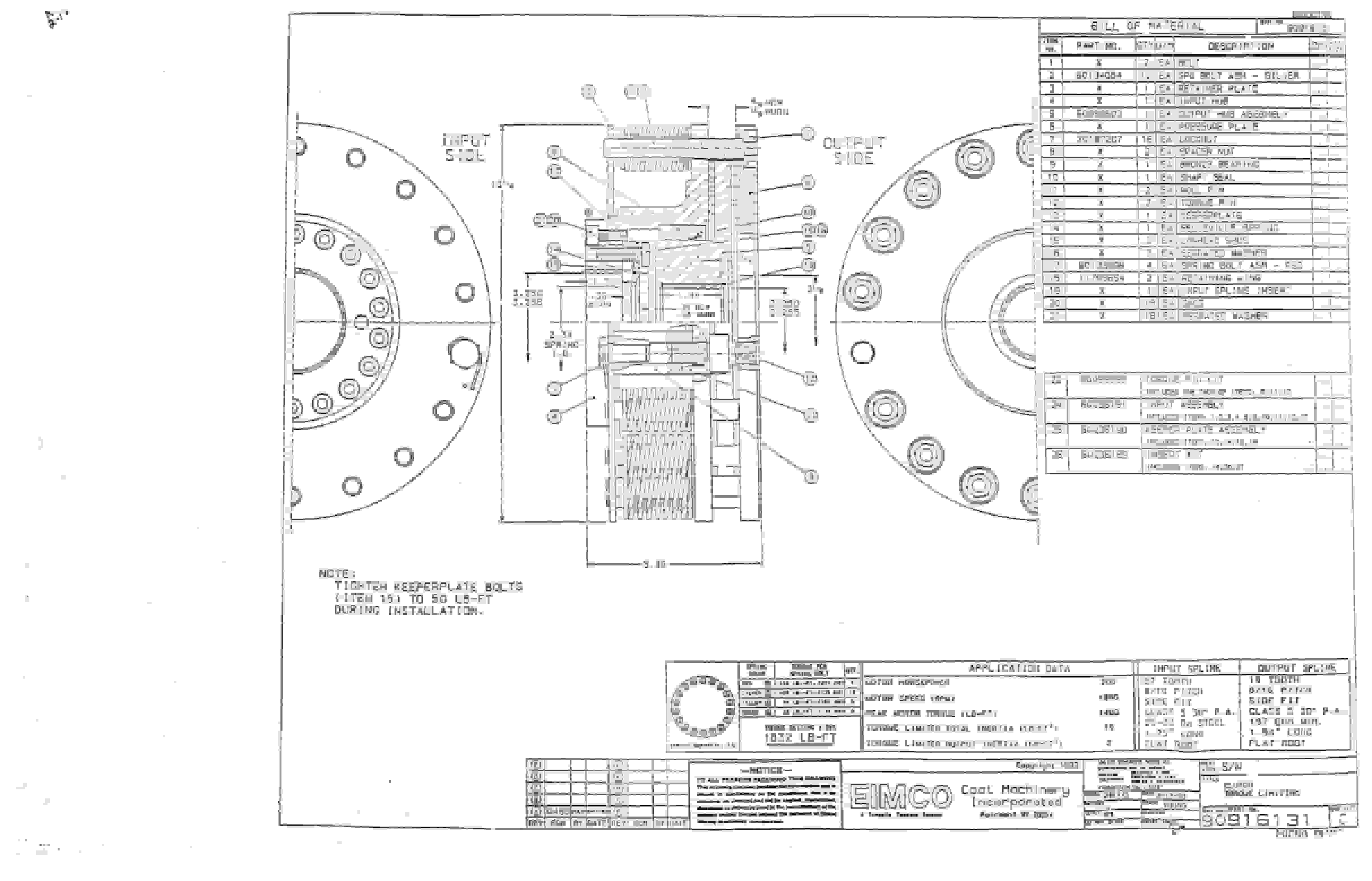 Bucyrus 2810 Drum Miner Parts Catalog BI000136-5