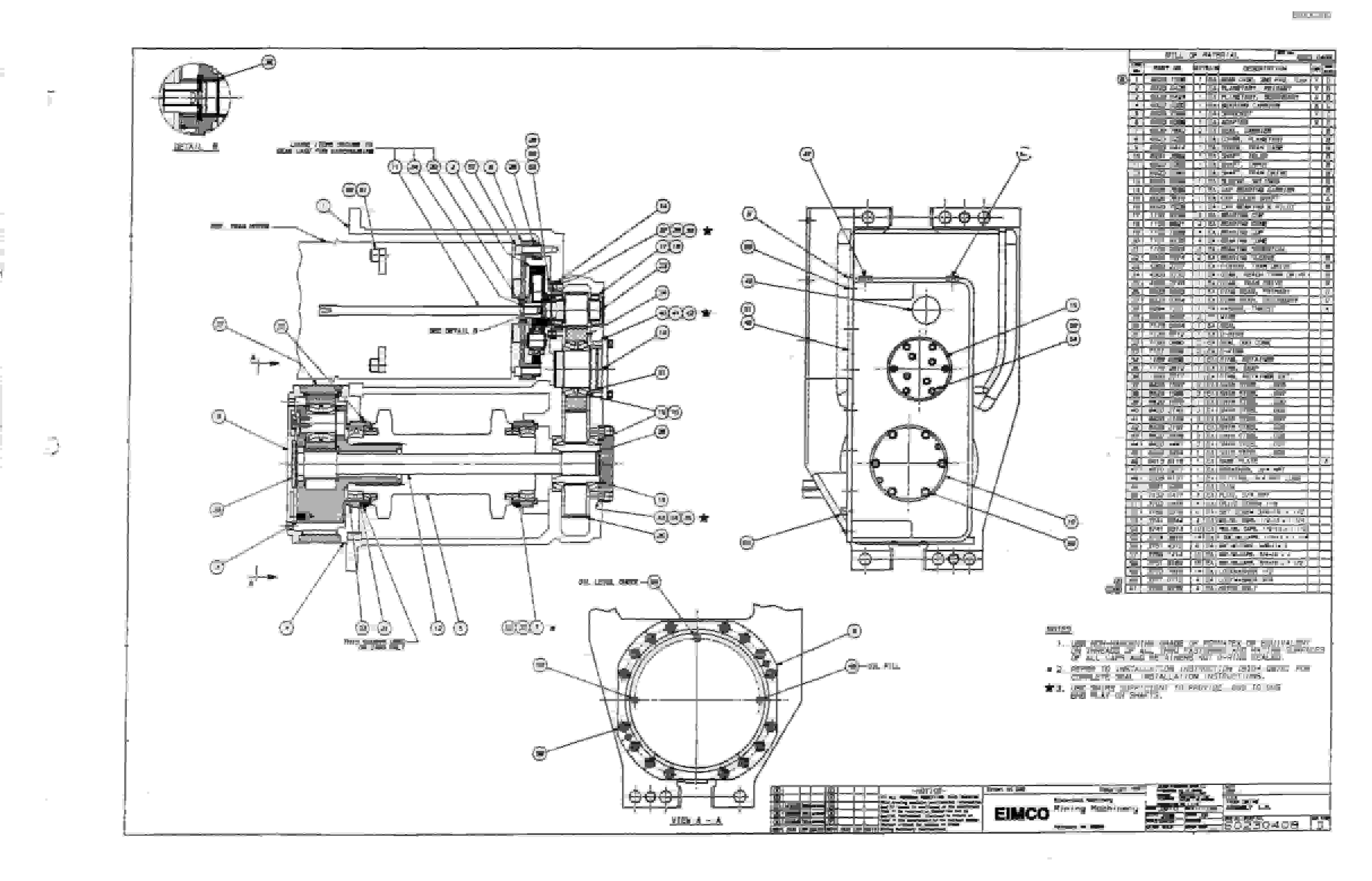 Bucyrus 2810 Miner Parts Catalog BI000200-4