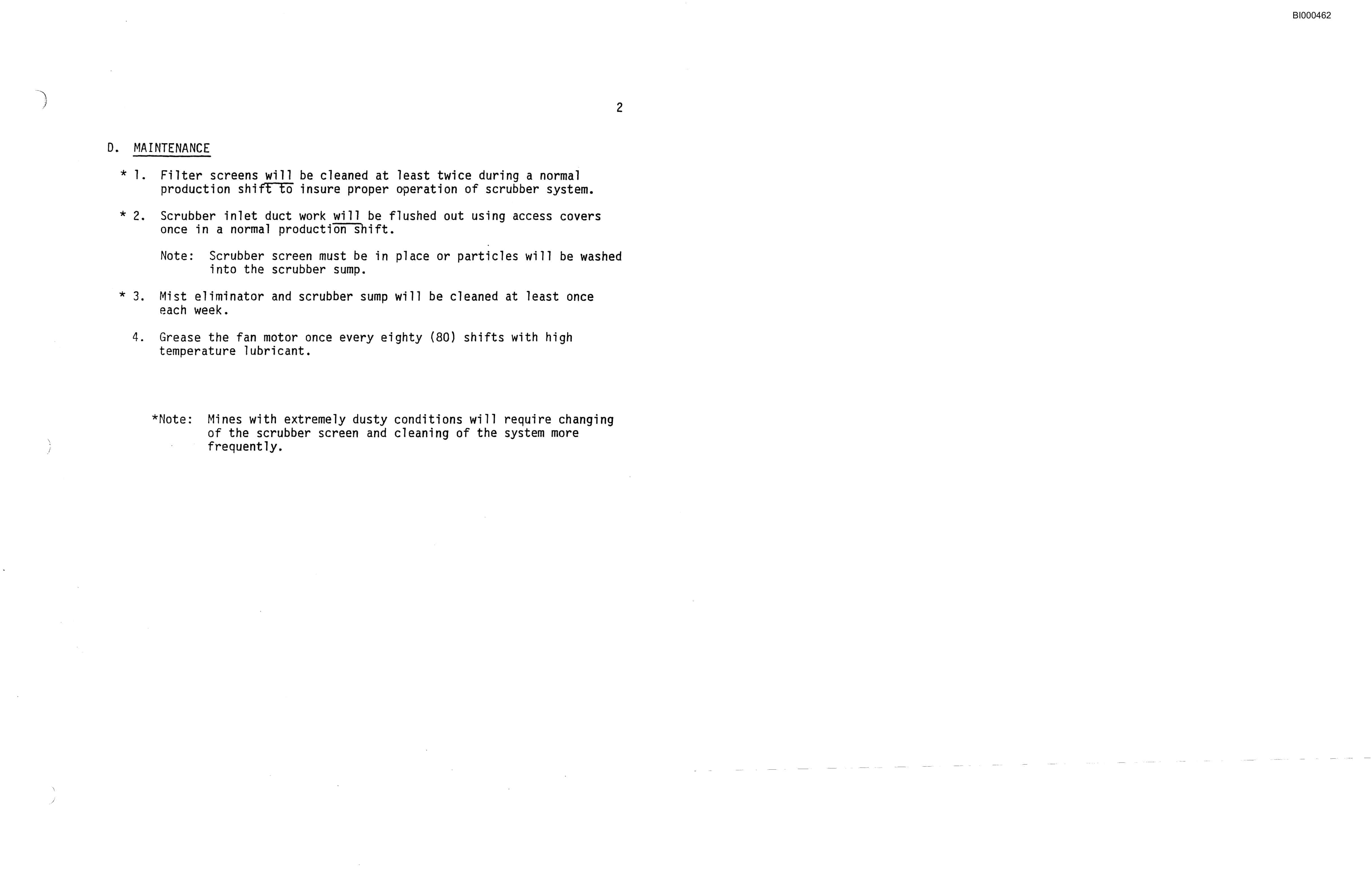 Bucyrus 2810 Miner Parts Catalog BI000462-4