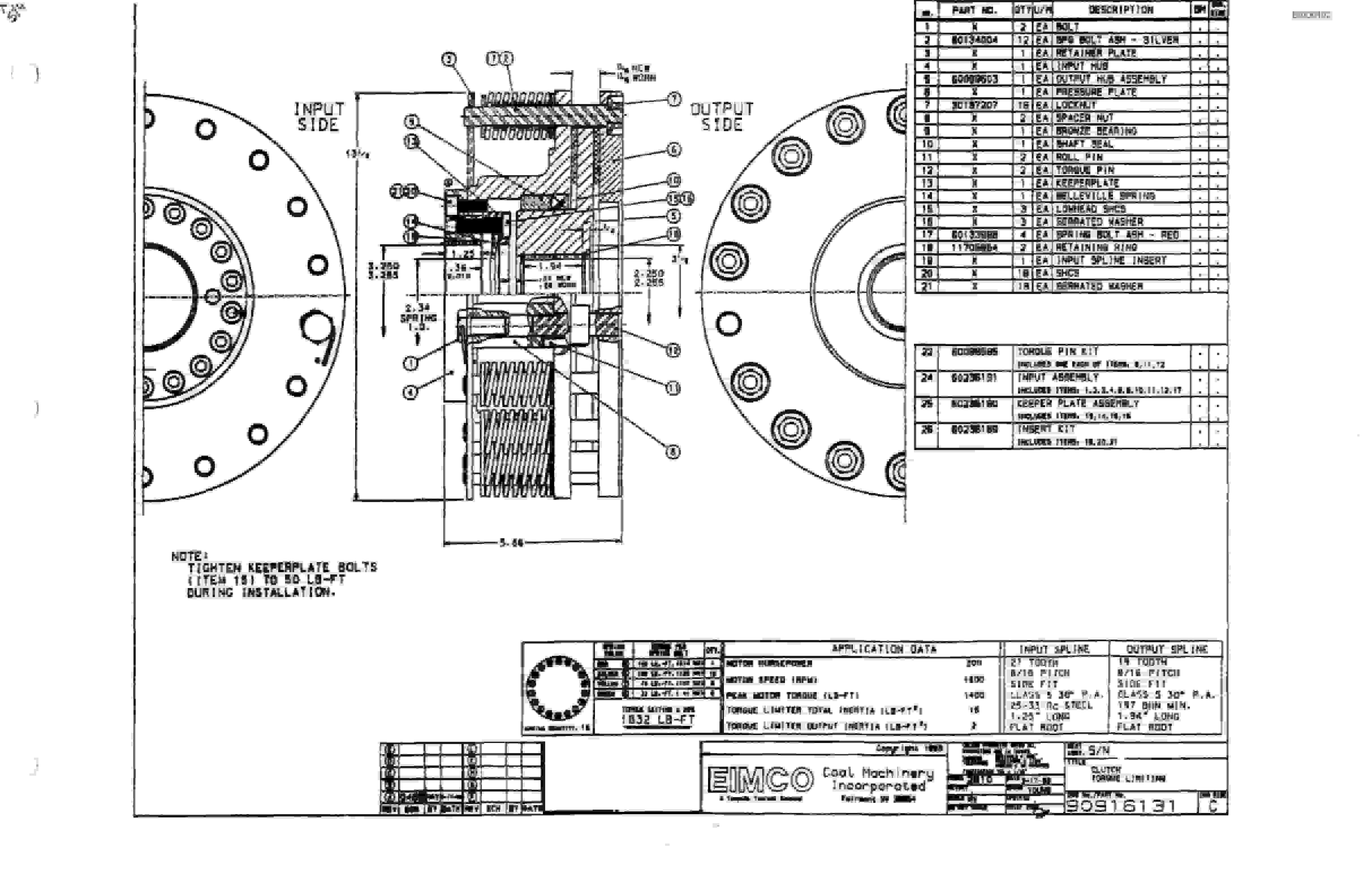 Bucyrus 2810-Two Miner Parts Catalog BI000192-4