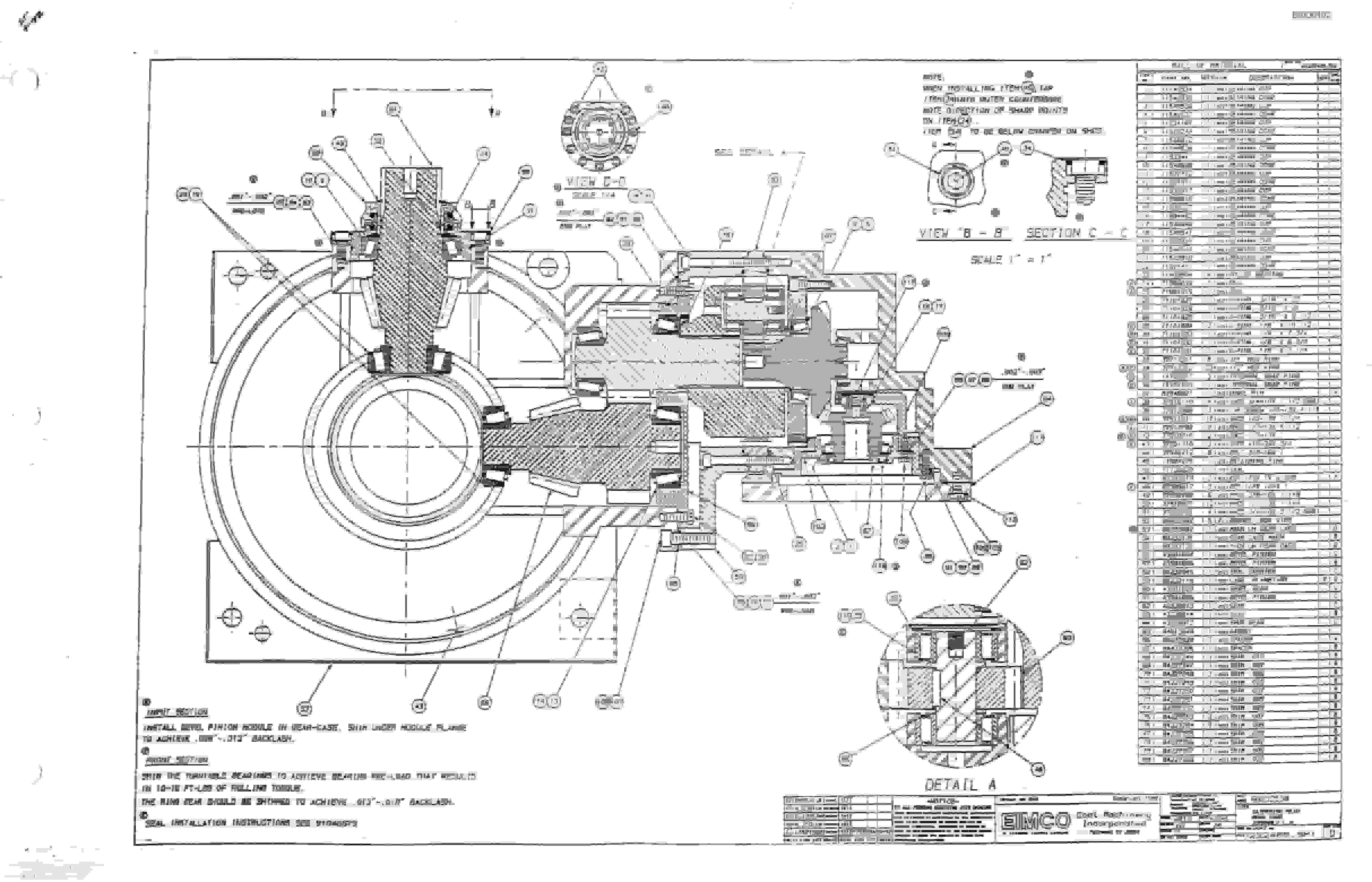 Bucyrus 2810-Two Miner Parts Catalog BI000192-5