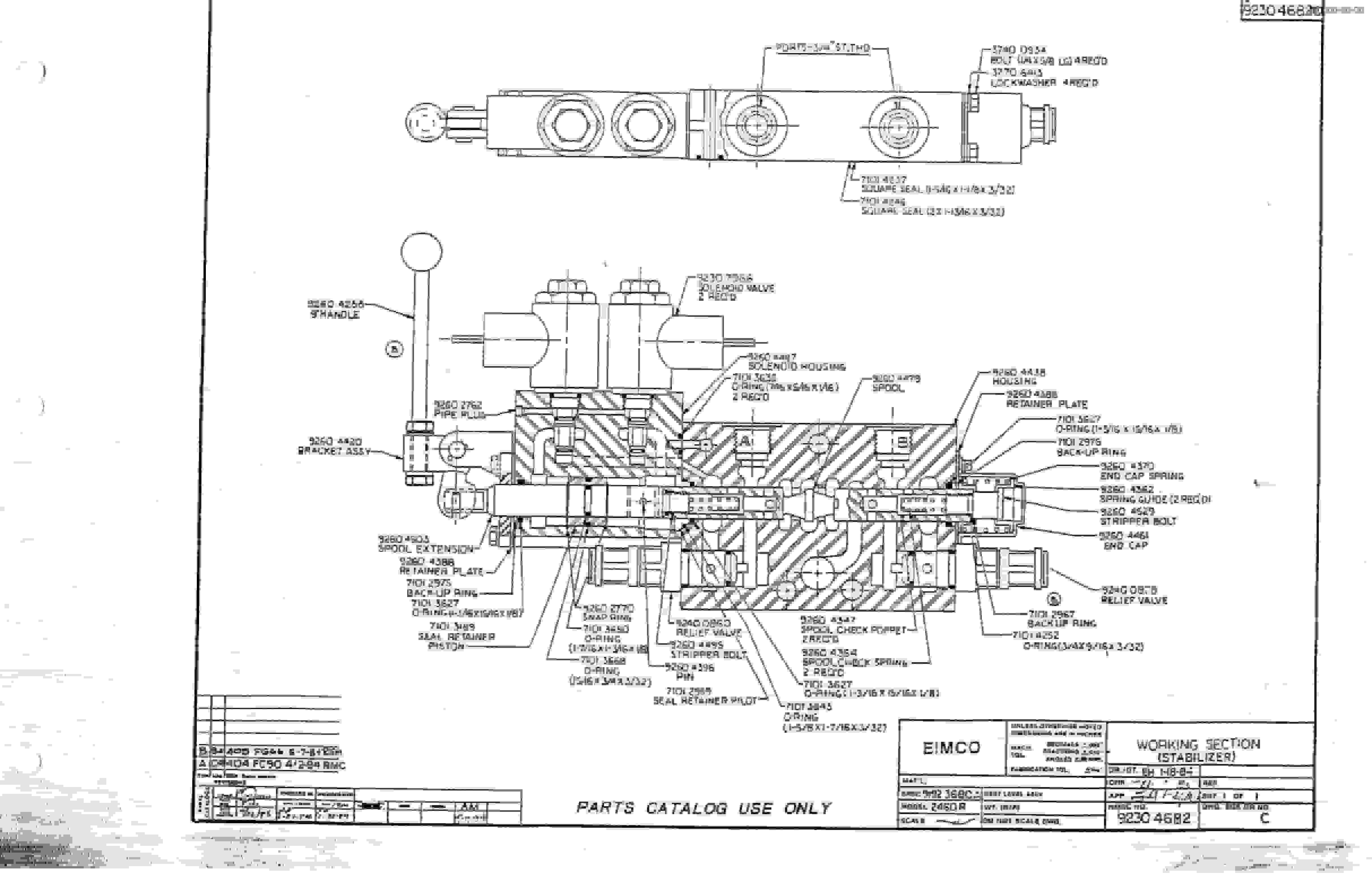 Bucyrus 2810 Wethead Miner Parts Catalog BI000086-2