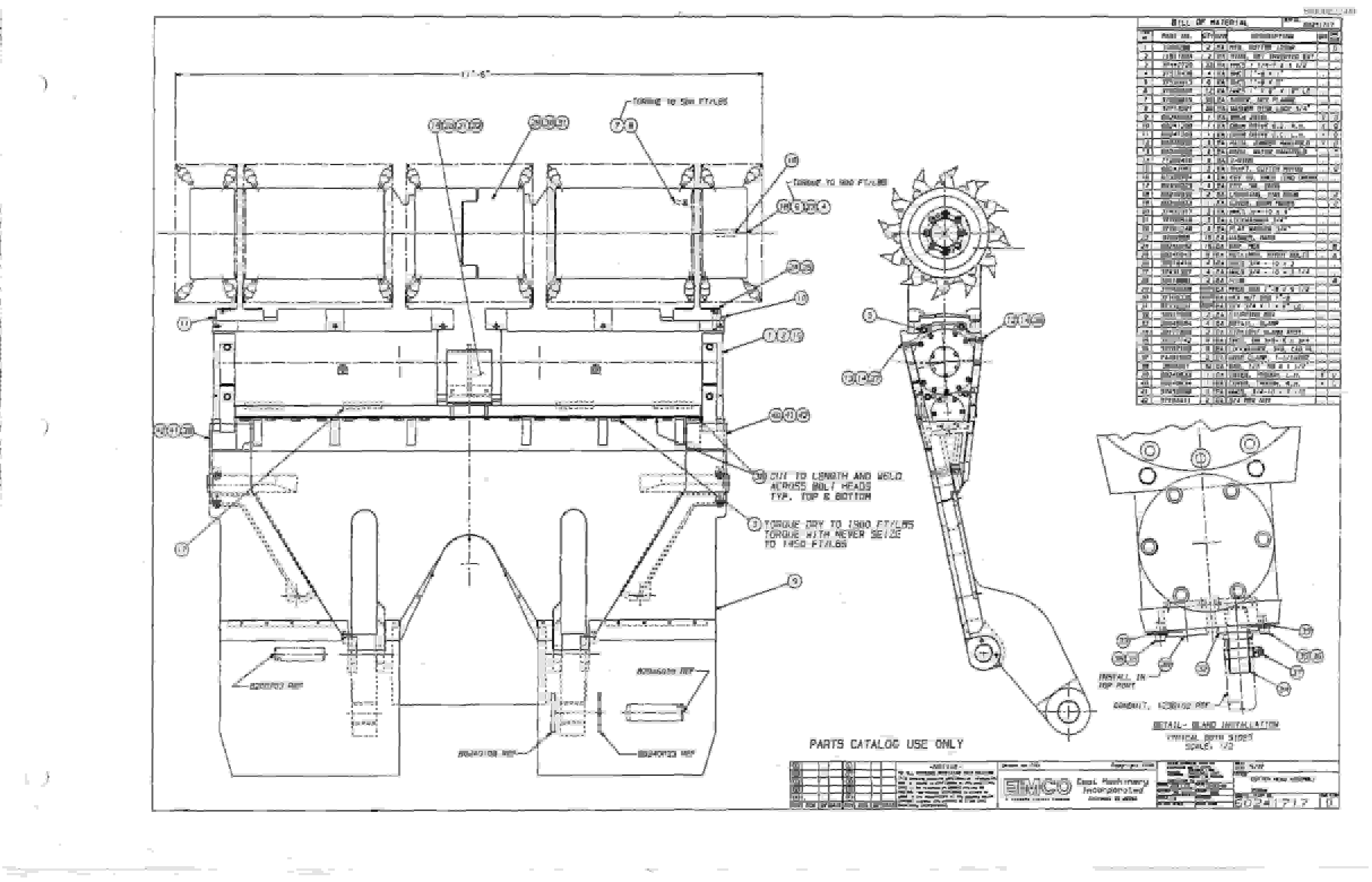 Bucyrus 2810L Drum Miner Parts Catalog BI000222-5