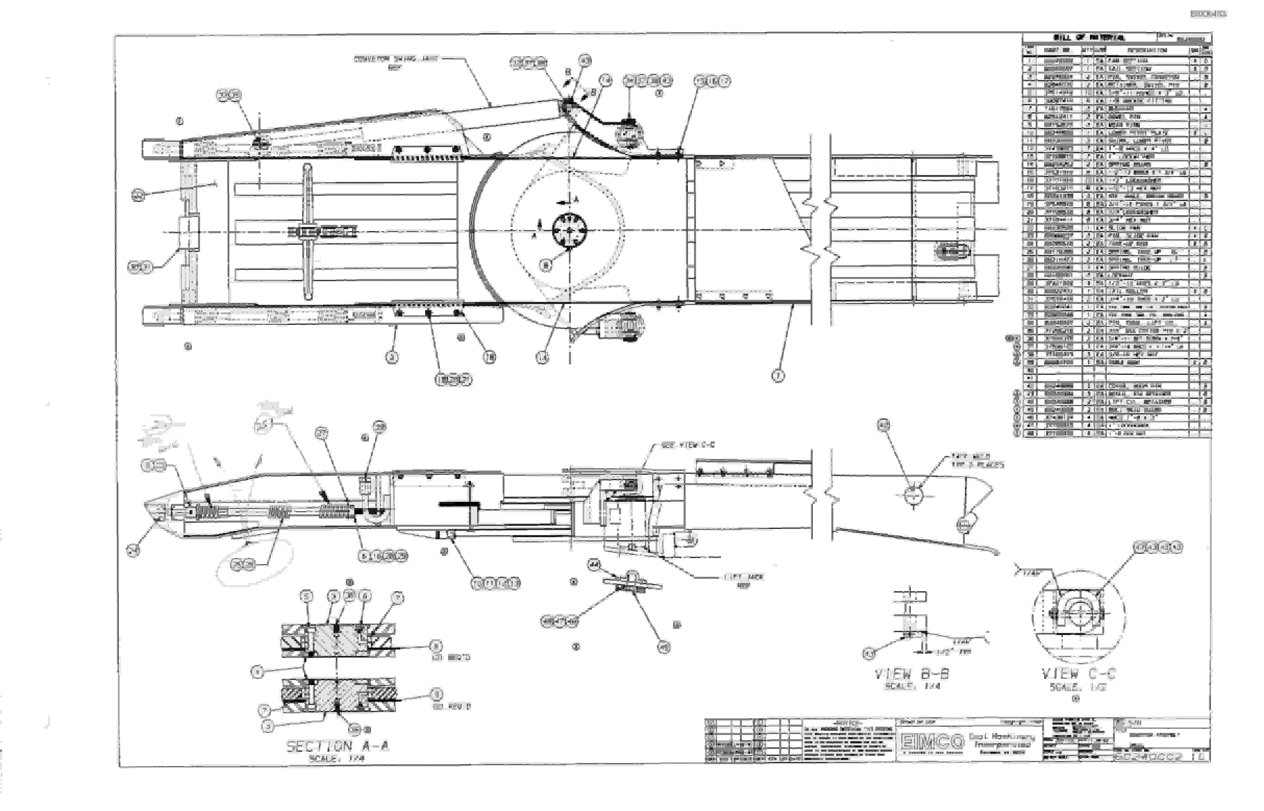 Bucyrus 2810L Drum Miner Parts Catalog BI000463-5