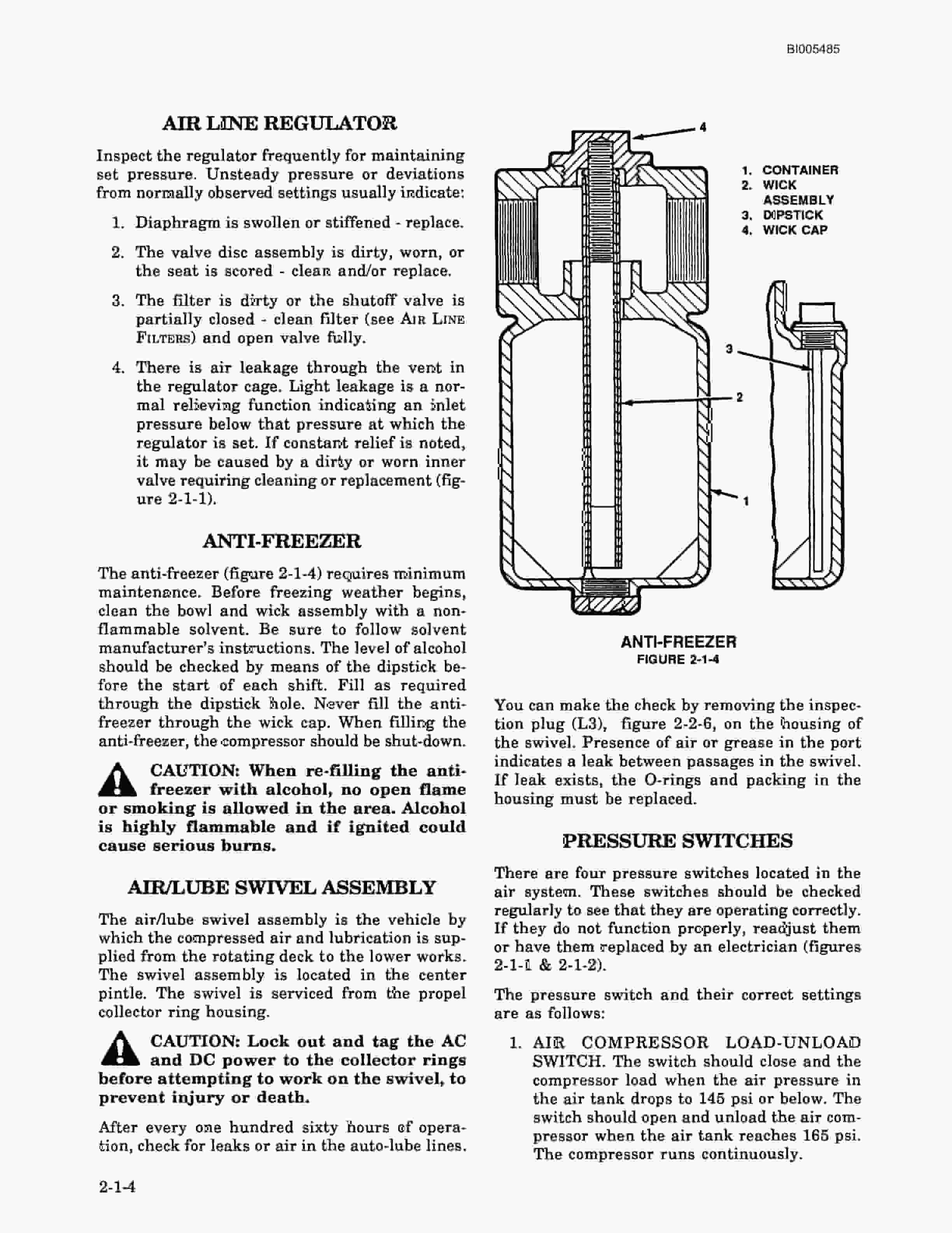 Bucyrus 295BII DC Electric Mining Shovel Technical Manual BI005485-2