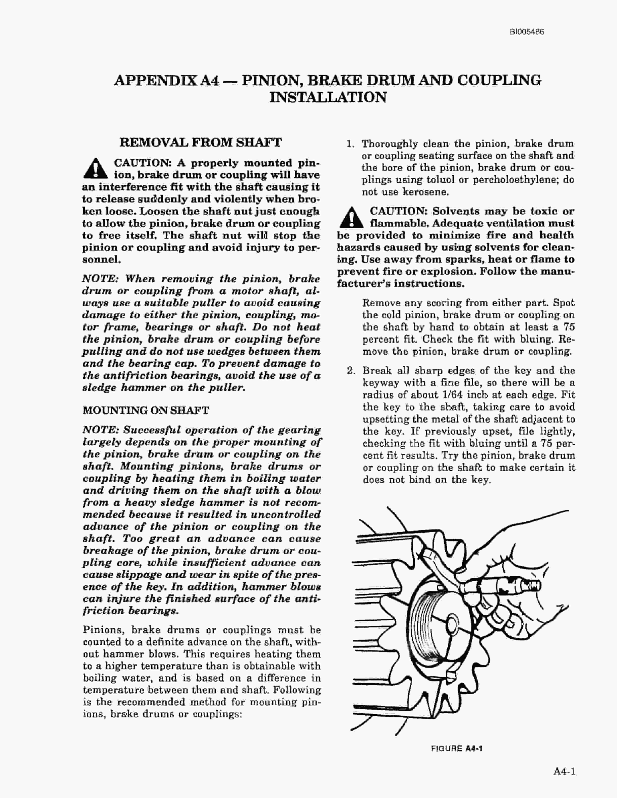 Bucyrus 295BII DC Electric Mining Shovel Technical Manual BI005486-4
