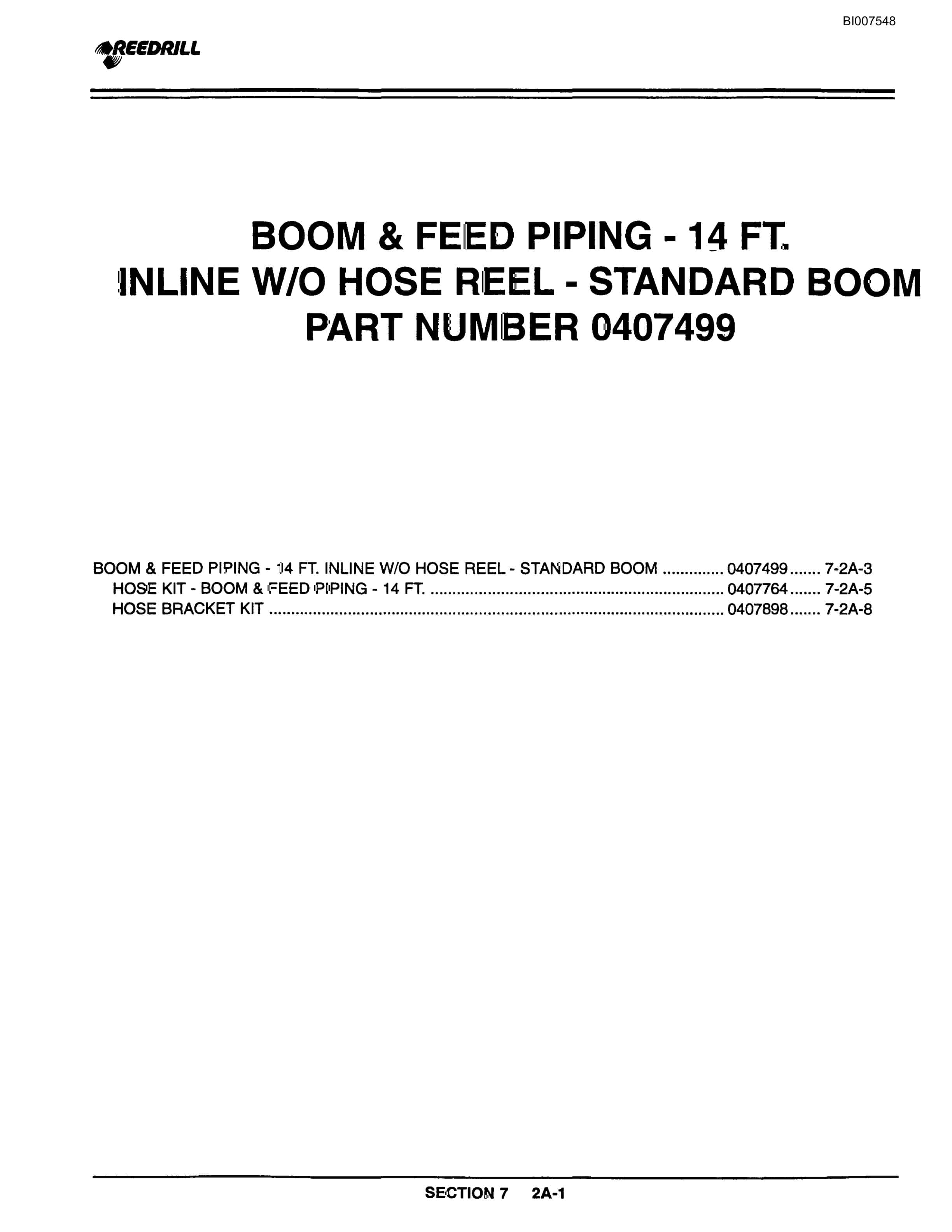 Bucyrus 300, 400 Hydraulic Track Drill Parts Catalog BI007548-3