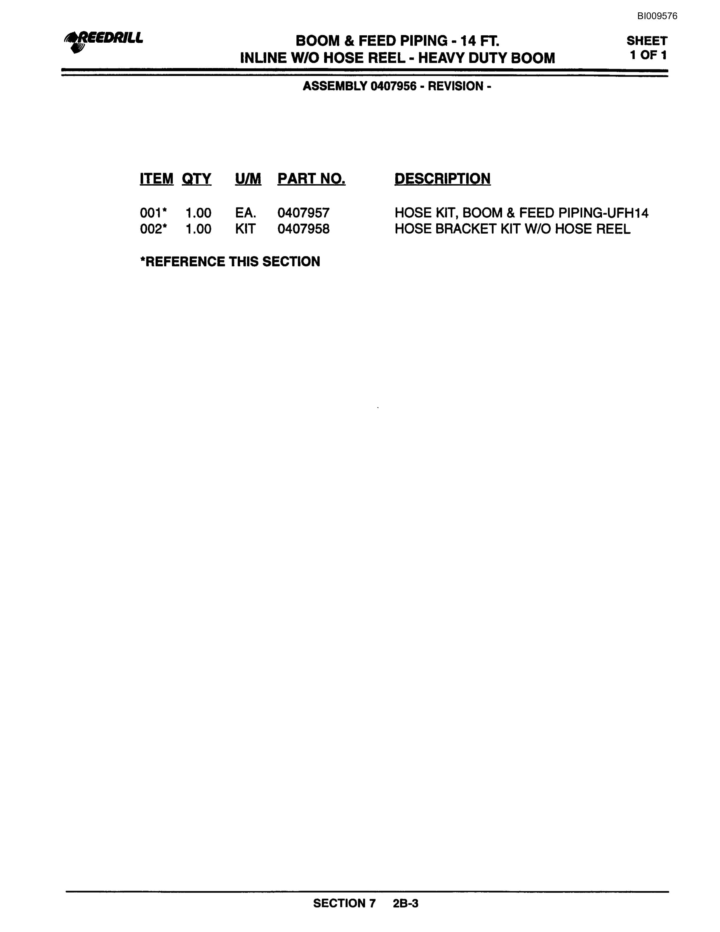 Bucyrus 300, 400 Hydraulic Track Drill Parts Catalog BI009576-2
