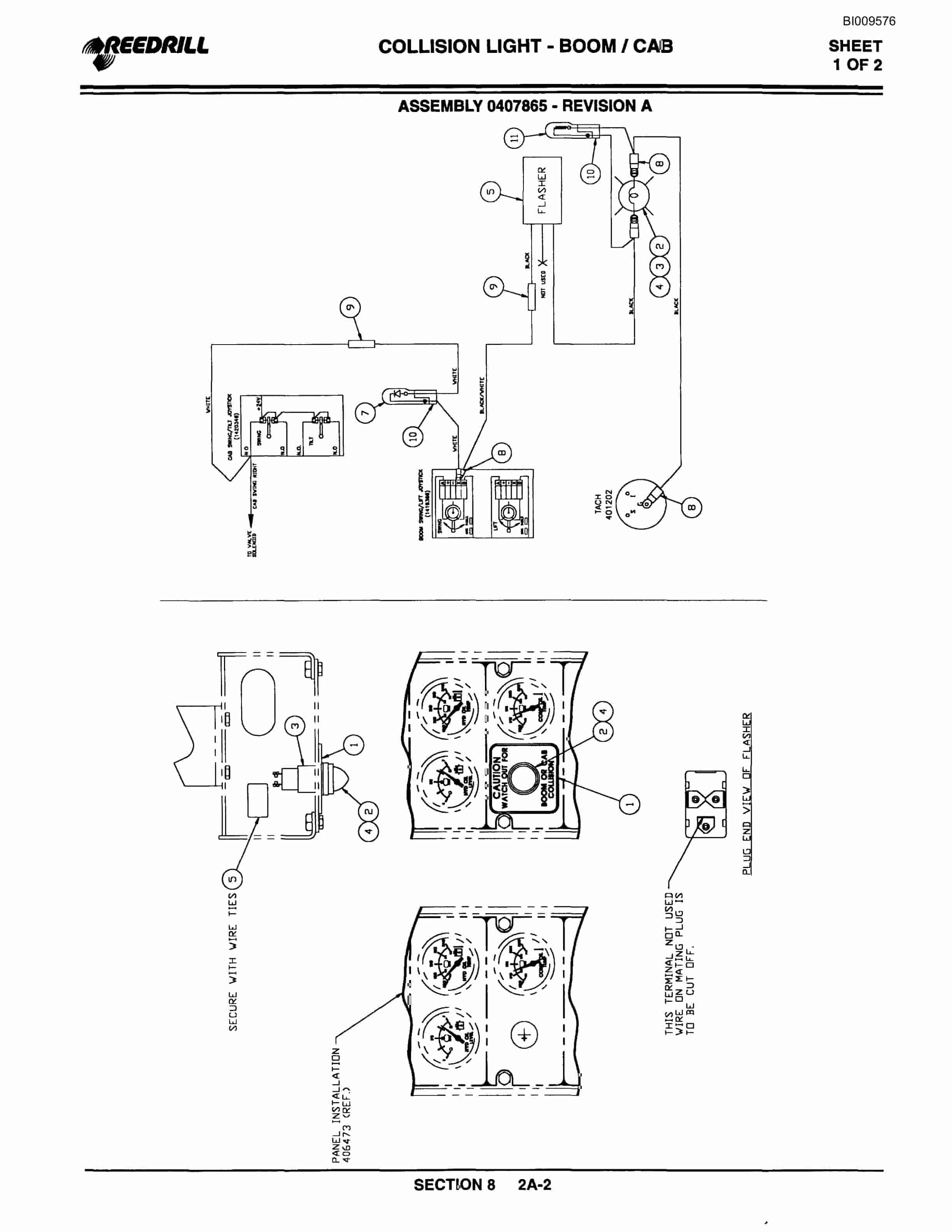 Bucyrus 300, 400 Hydraulic Track Drill Parts Catalog BI009576-3