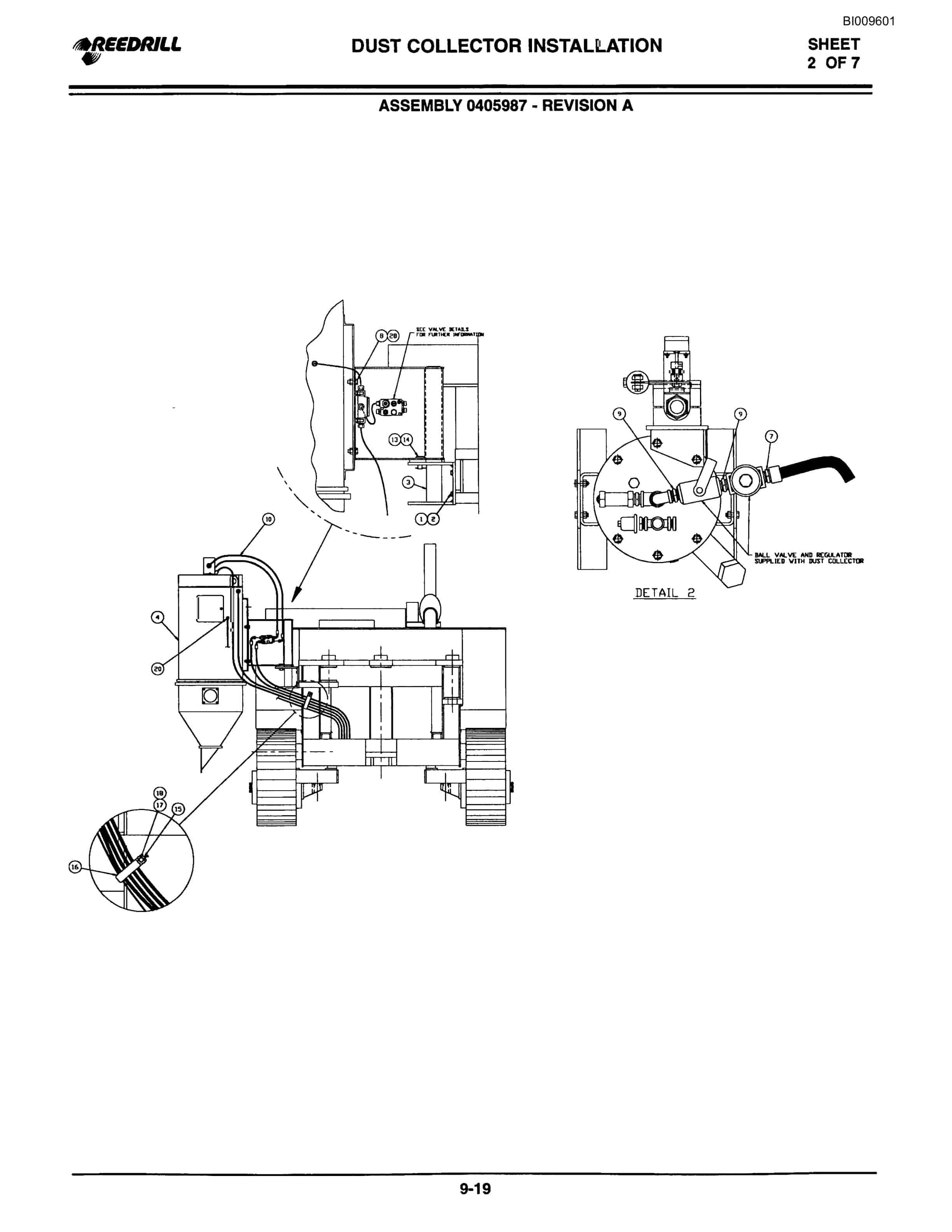 Bucyrus 300, 400 Hydraulic Track Drill Parts Catalog BI009601-5