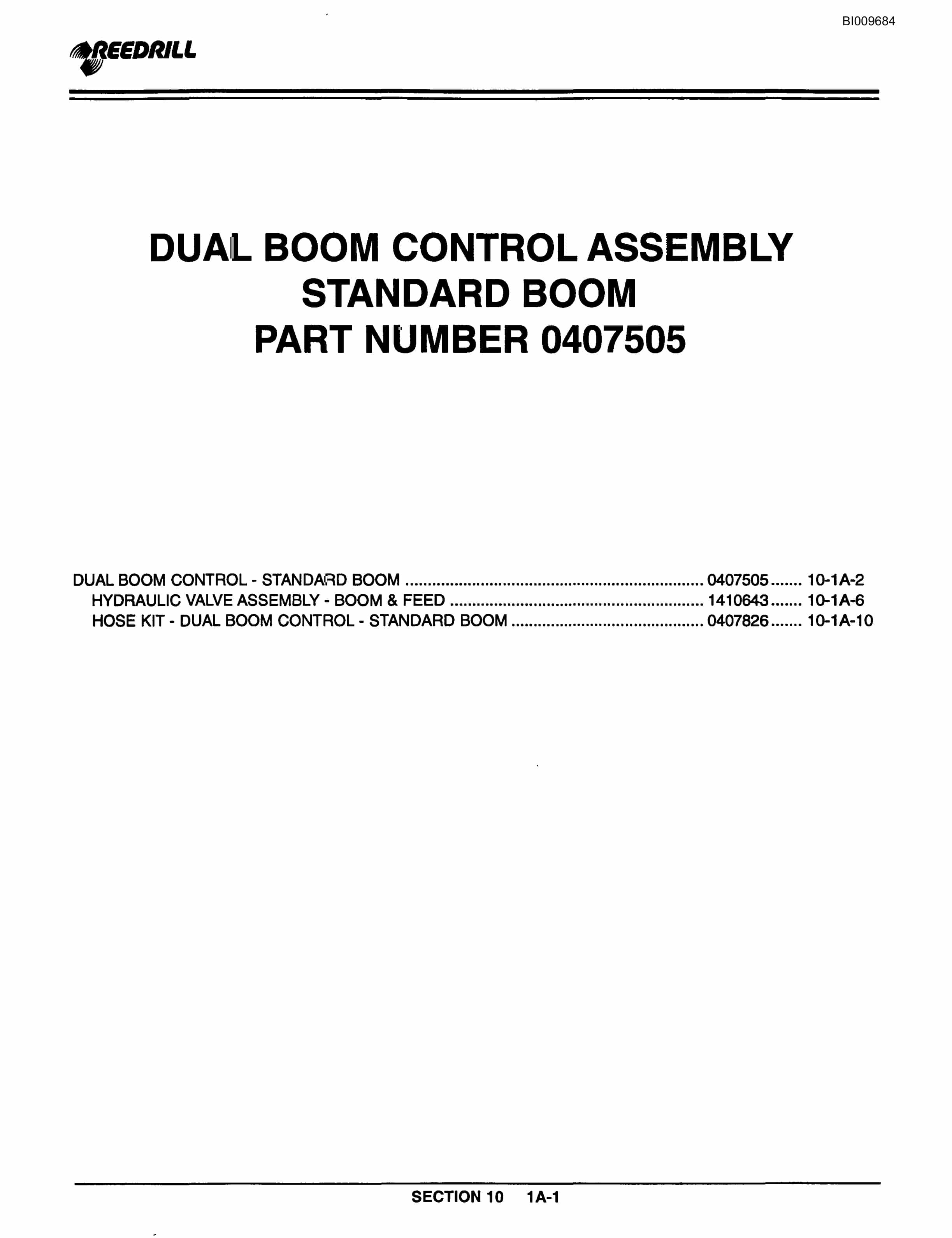 Bucyrus 300, 400 Hydraulic Track Drill Parts Catalog BI009684-2