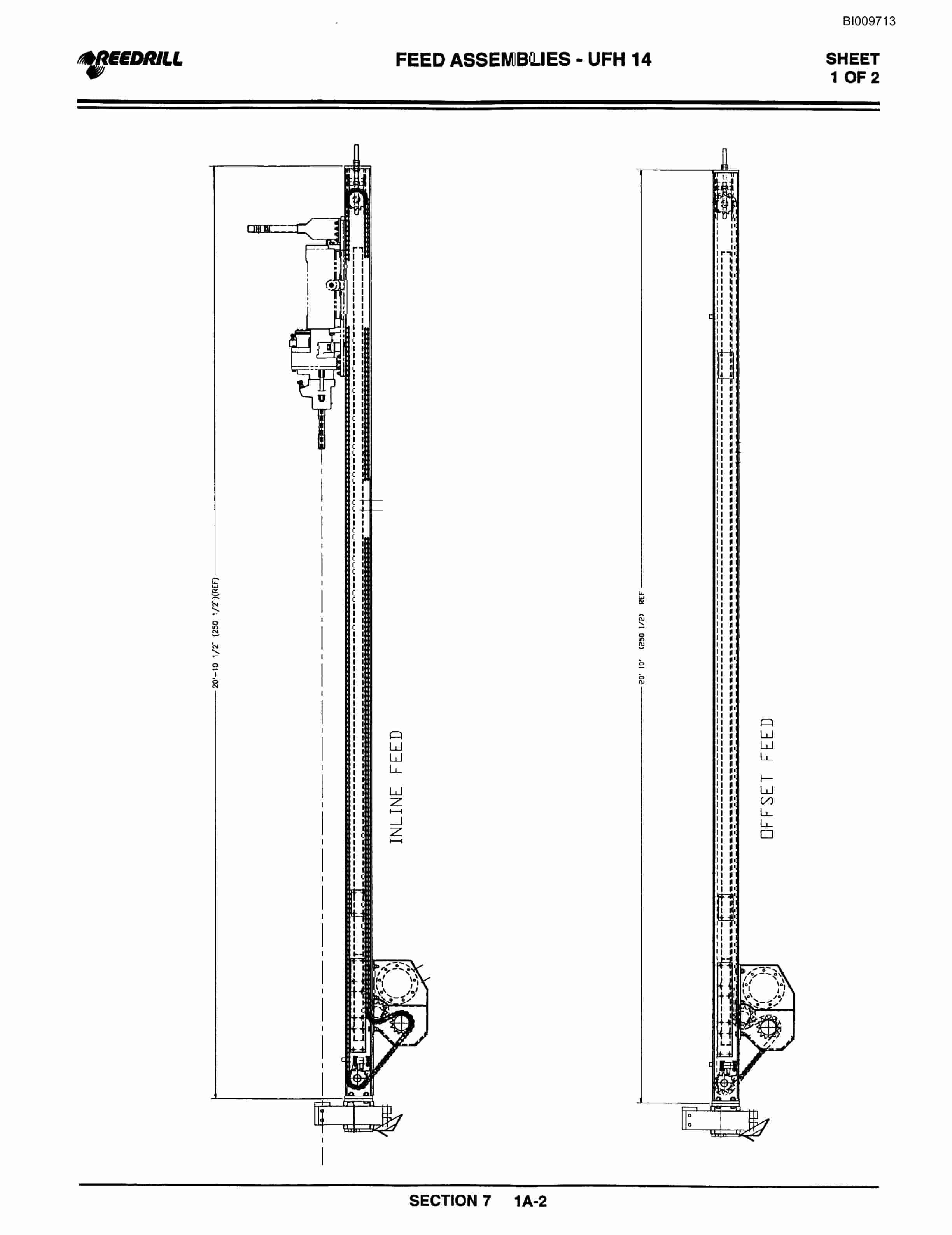 Bucyrus 300, 400 Hydraulic Track Drill Parts Catalog BI009713-4