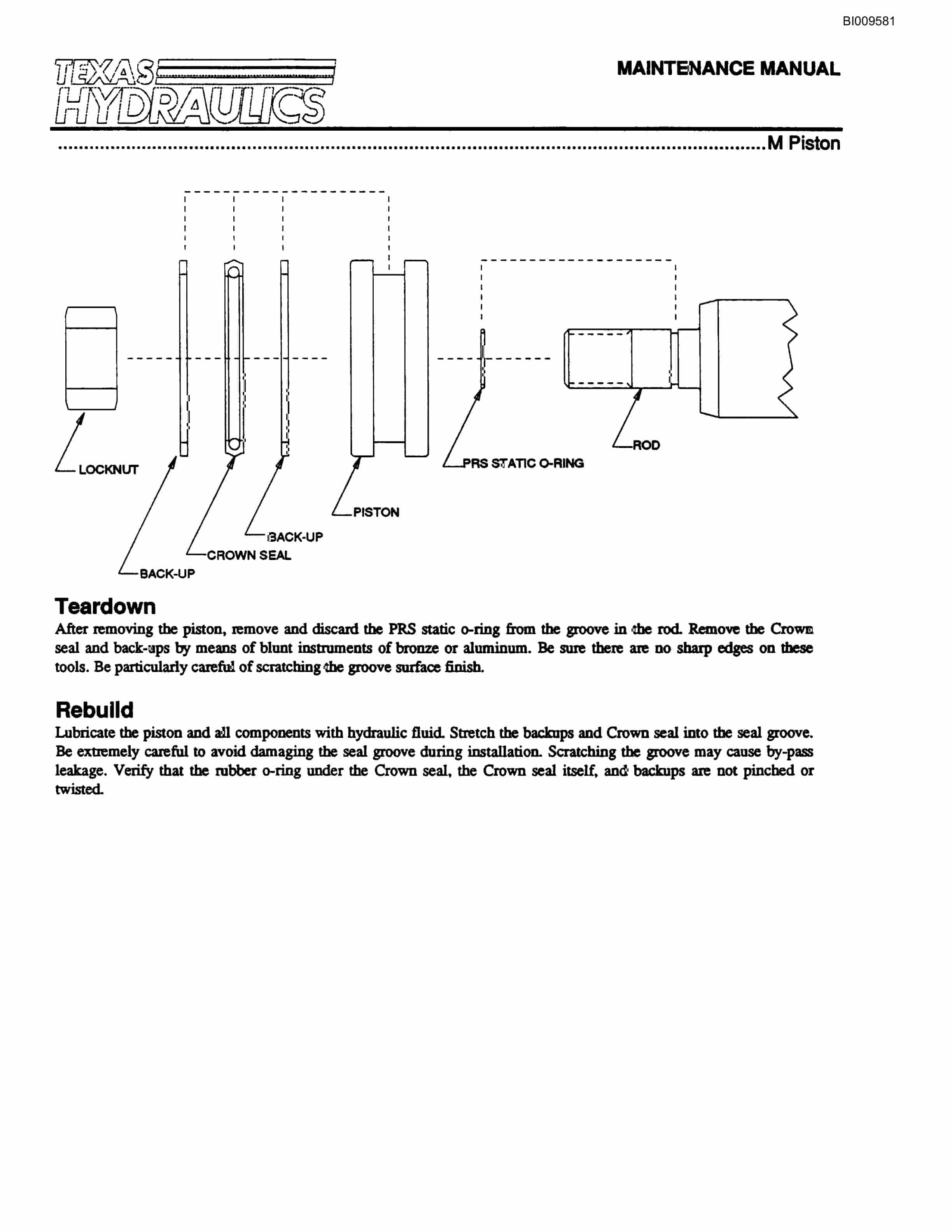 Bucyrus 300, 400 Self Contained Hydraulic Track Drill Technical Manual BI009581-5