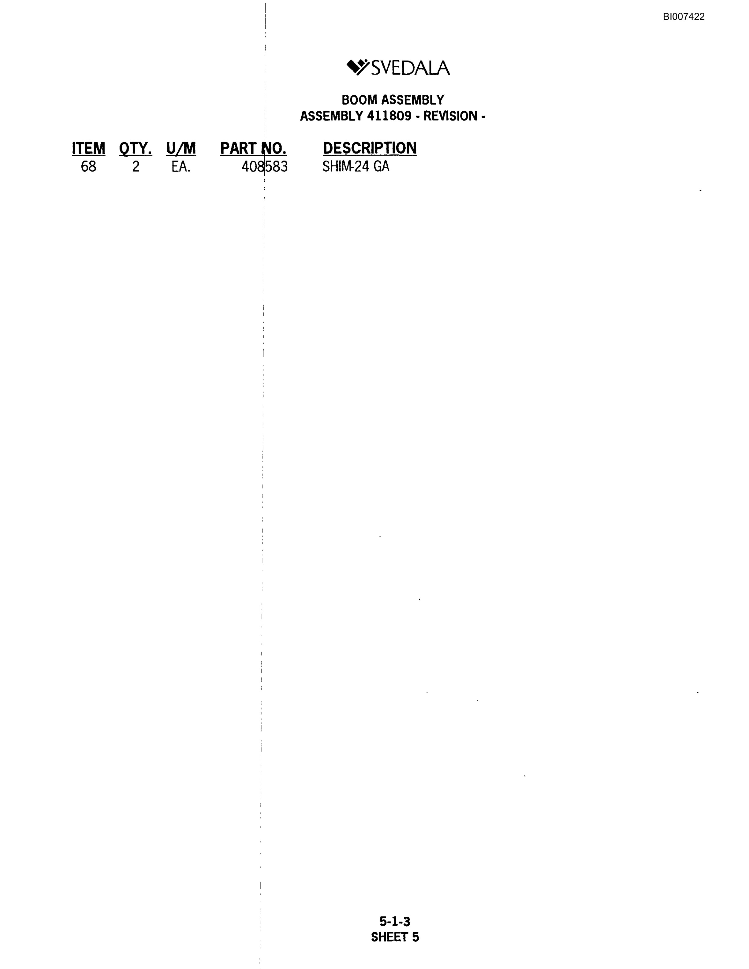 Bucyrus 300 Hydraulic Track Drill Parts Catalog BI007422-2