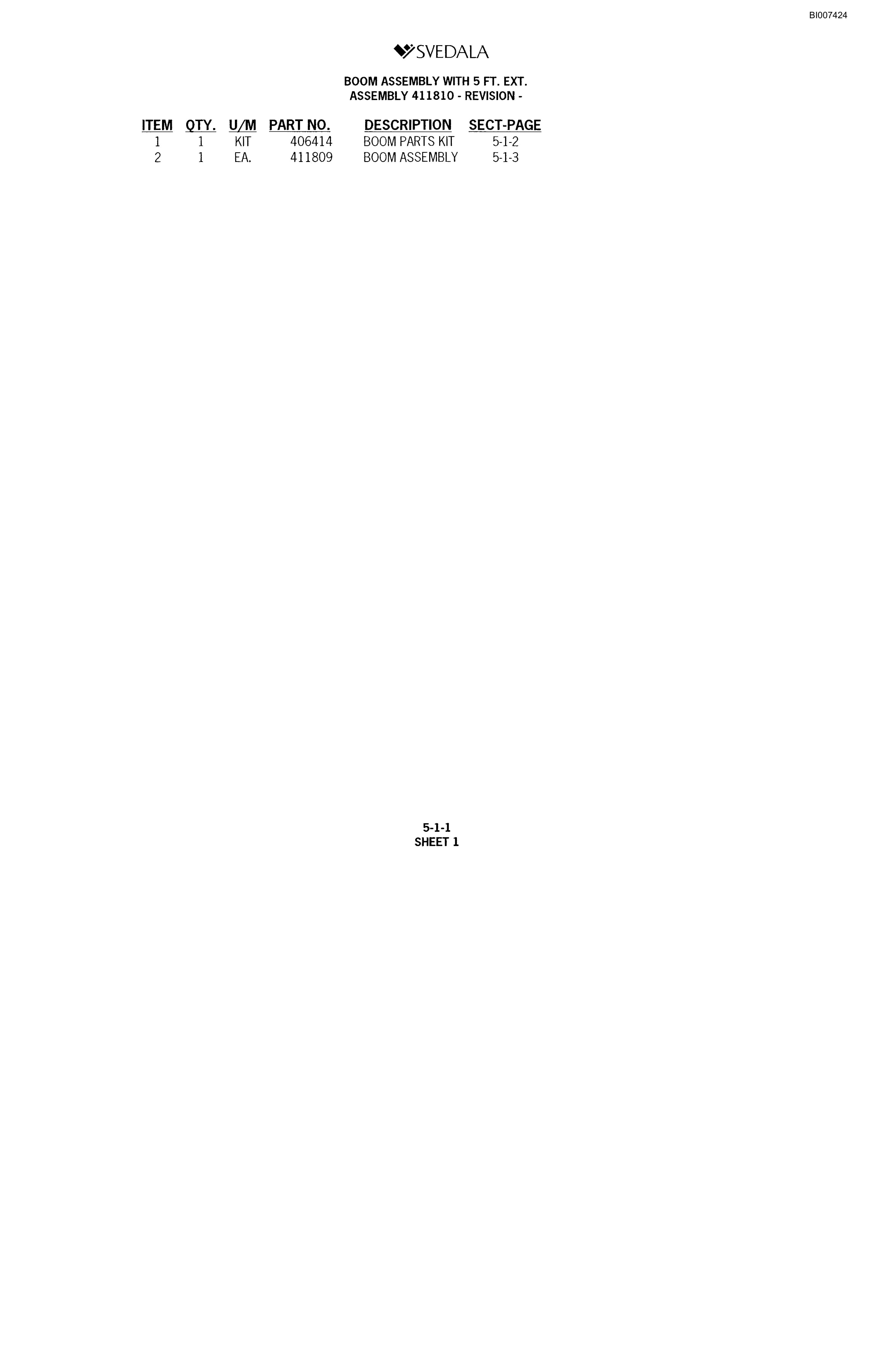 Bucyrus 300 Hydraulic Track Drill Parts Catalog BI007424-2