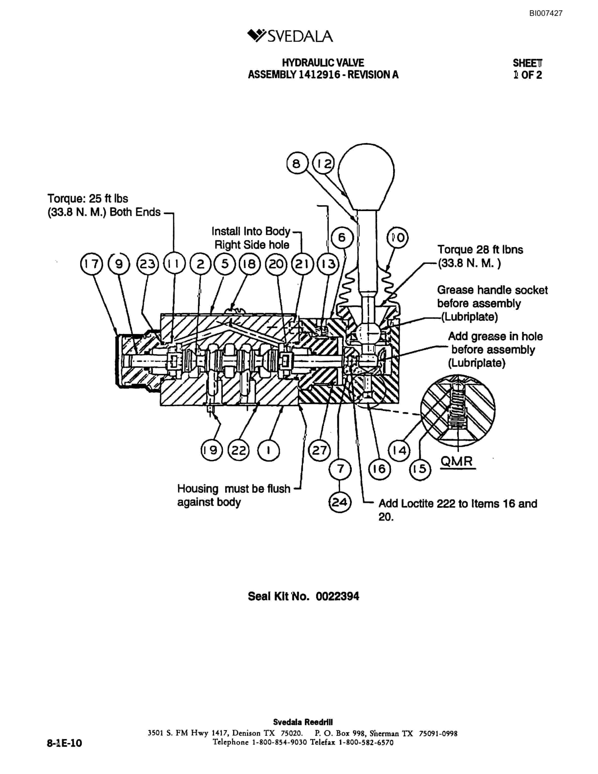 Bucyrus 300 Hydraulic Track Drill Parts Catalog BI007427-4