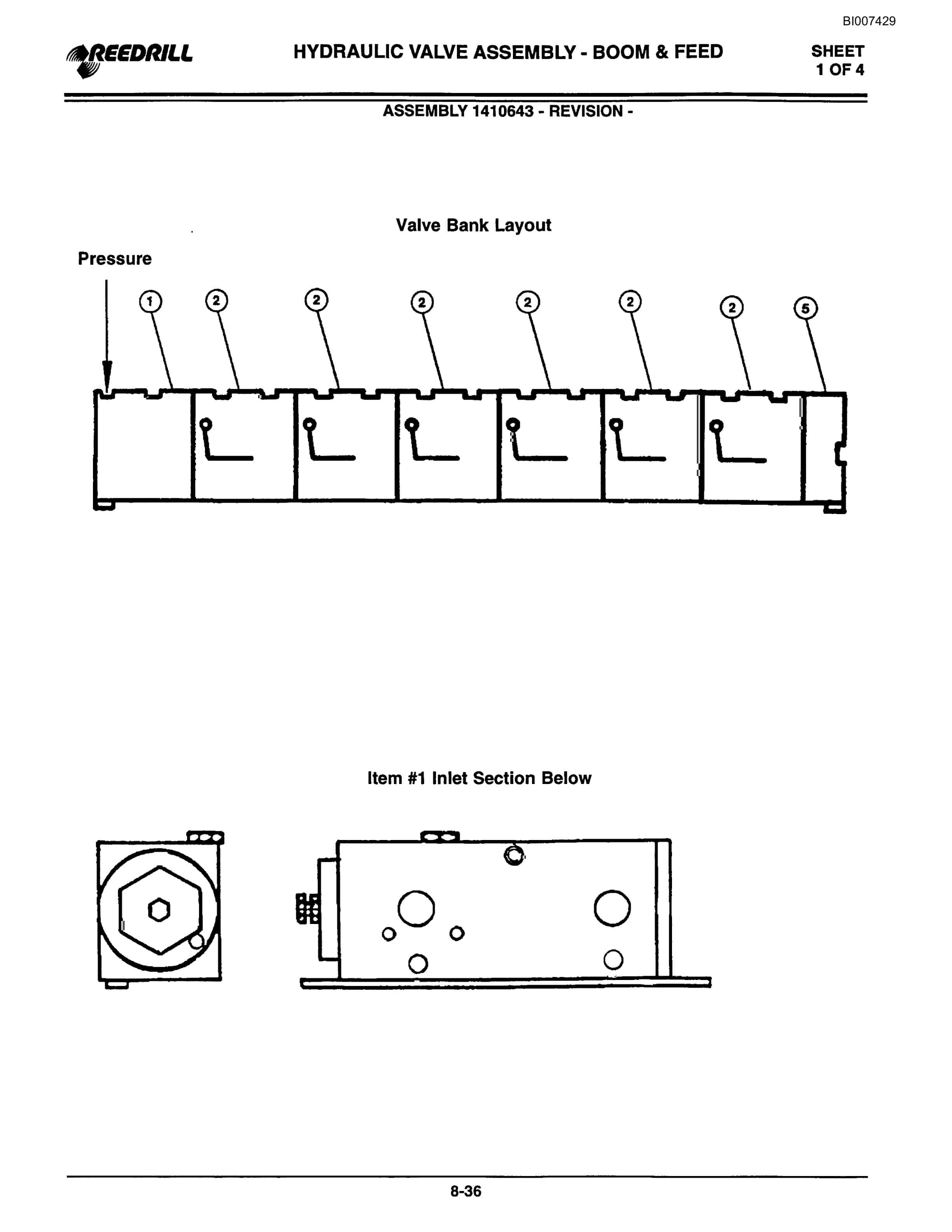 Bucyrus 300 Hydraulic Track Drill Parts Catalog BI007429-5