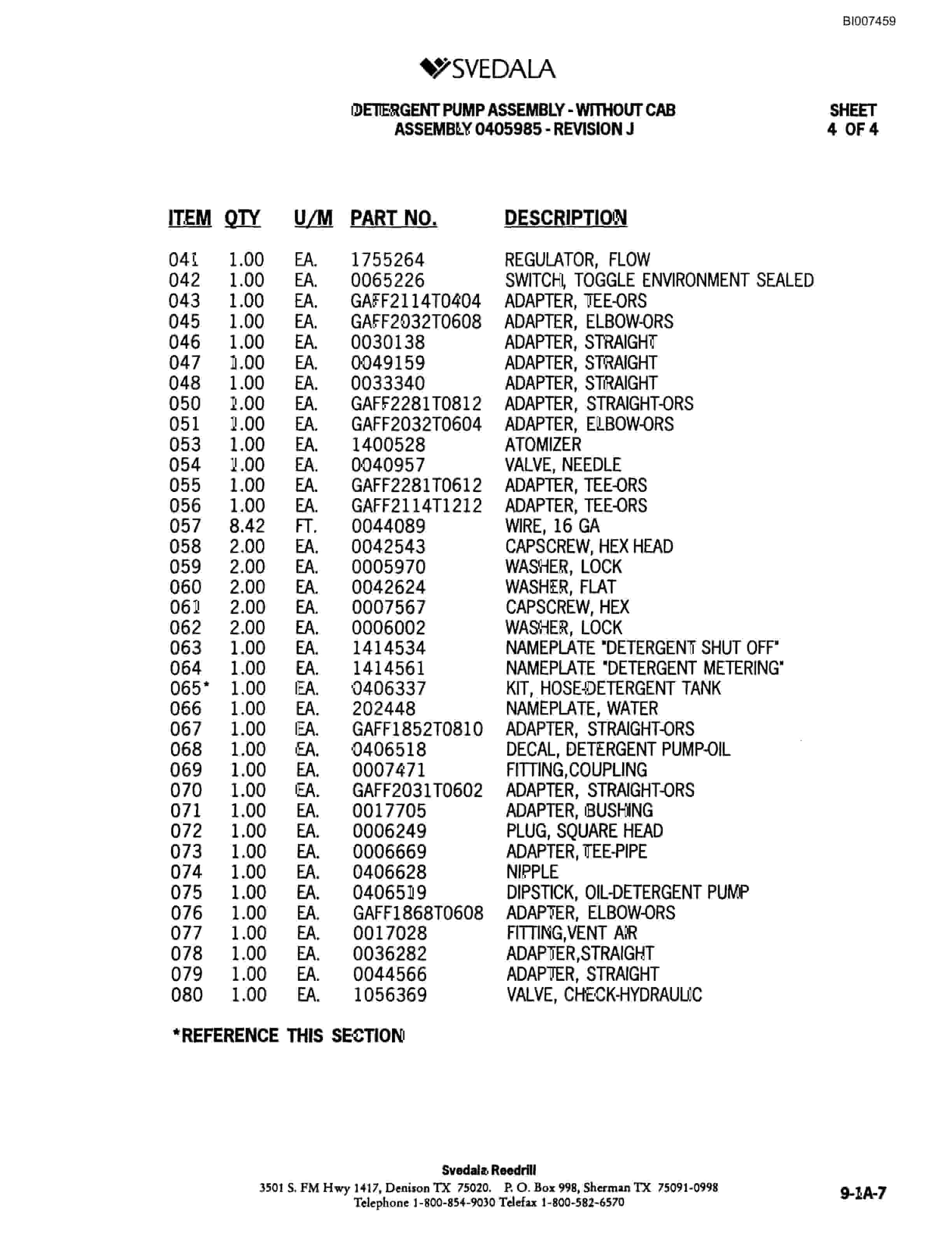 Bucyrus 300 Hydraulic Track Drill Parts Catalog BI007459-5