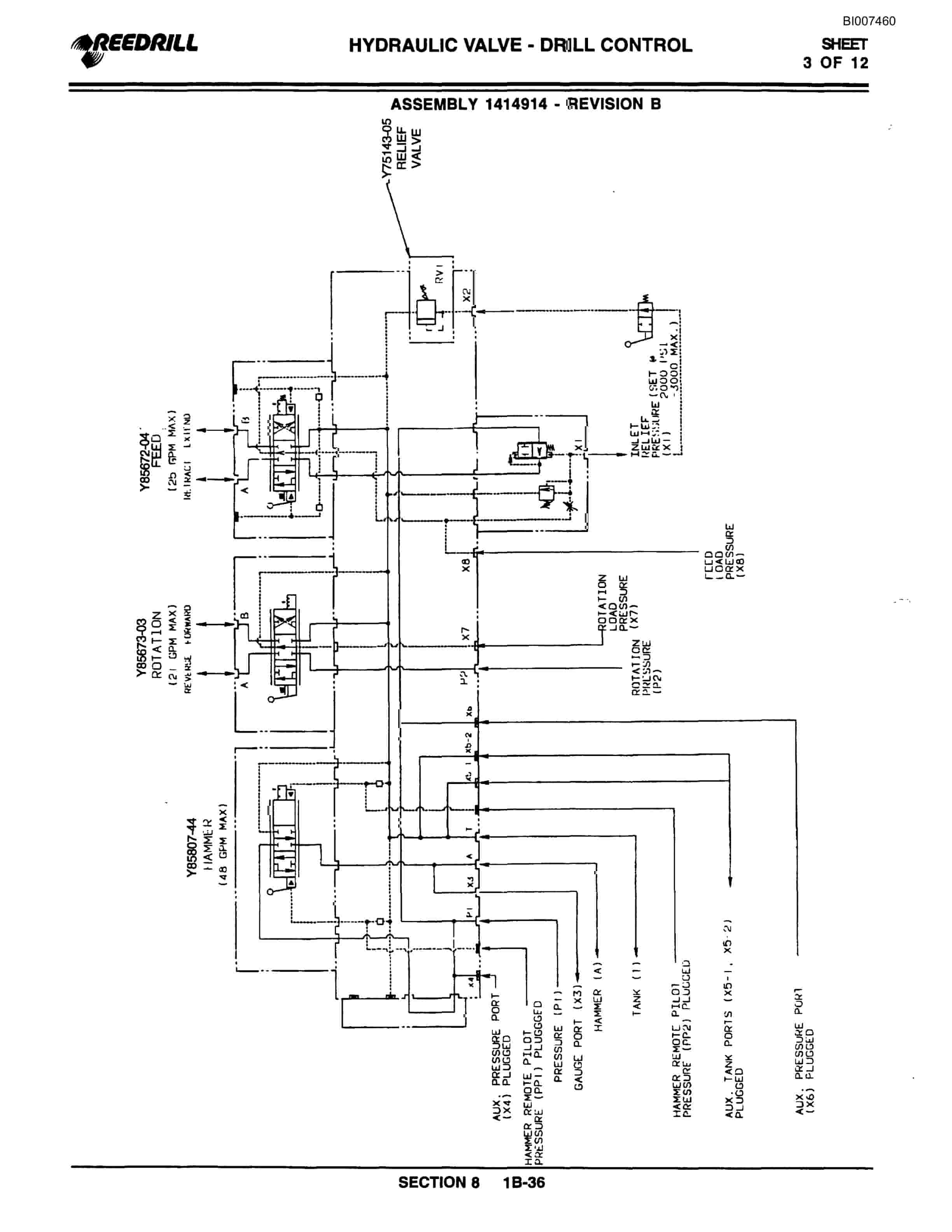 Bucyrus 300 Hydraulic Track Drill Parts Catalog BI007460-4