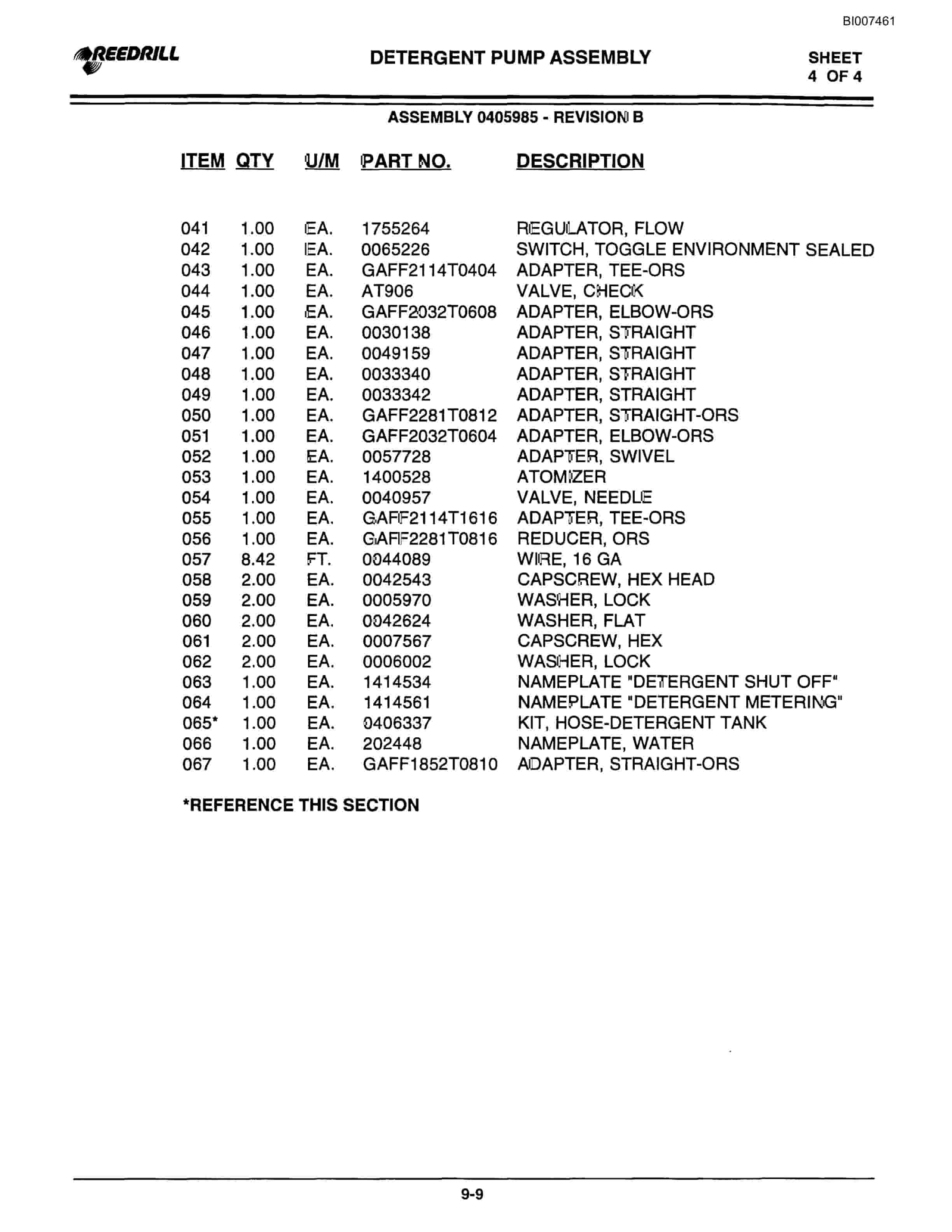 Bucyrus 300 Hydraulic Track Drill Parts Catalog BI007461-5