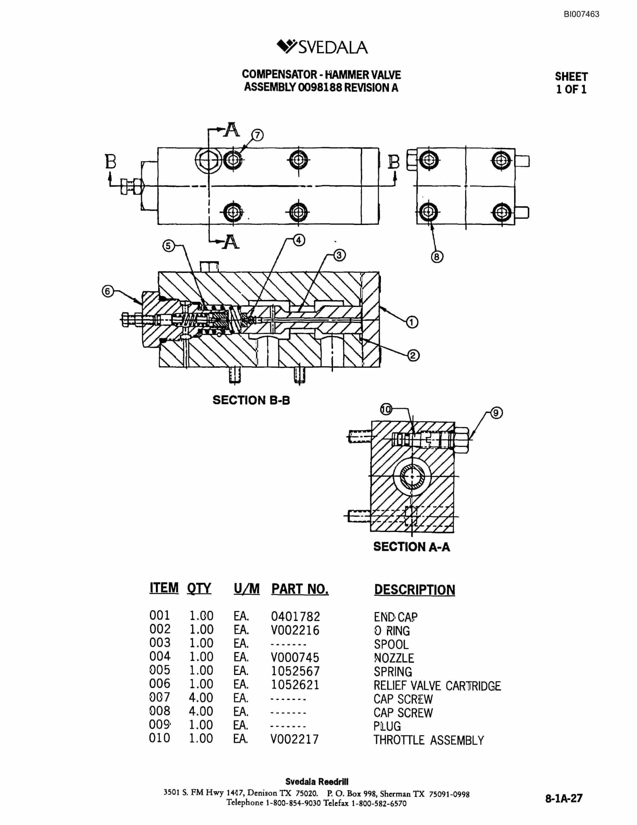 Bucyrus 300 Hydraulic Track Drill Parts Catalog BI007463-4