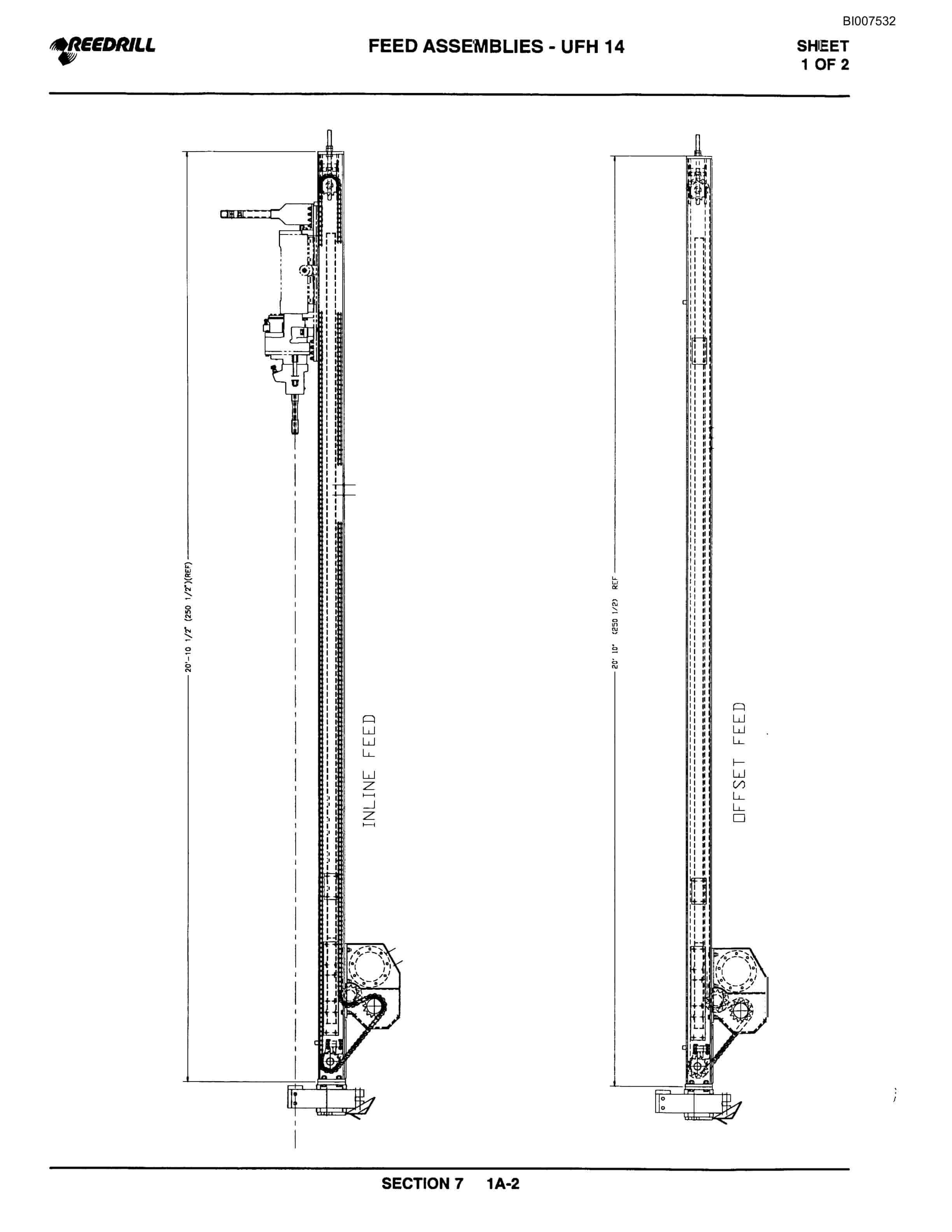 Bucyrus 300 Hydraulic Track Drill Parts Catalog BI007532-3
