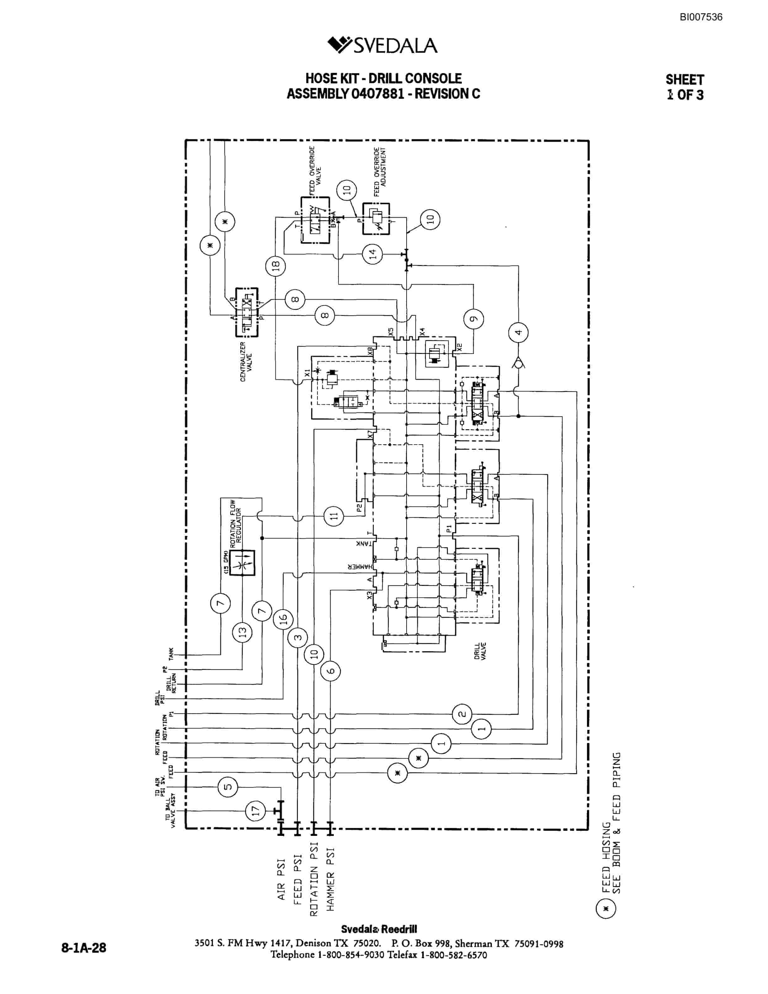 Bucyrus 300 Hydraulic Track Drill Parts Catalog BI007536-4