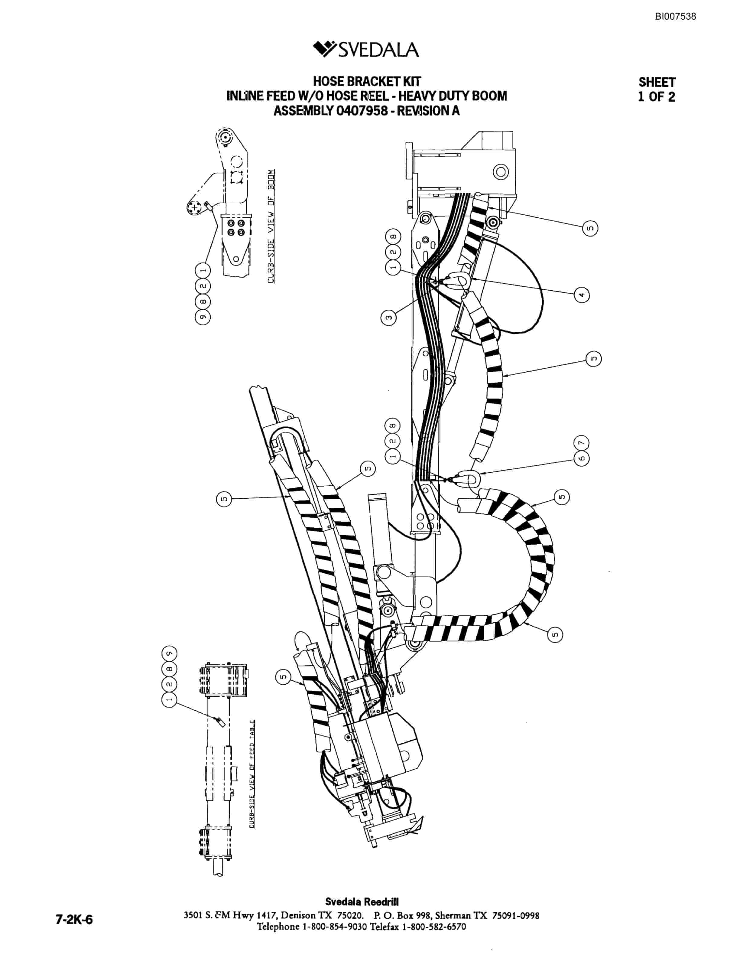 Bucyrus 300 Hydraulic Track Drill Parts Catalog BI007538-3