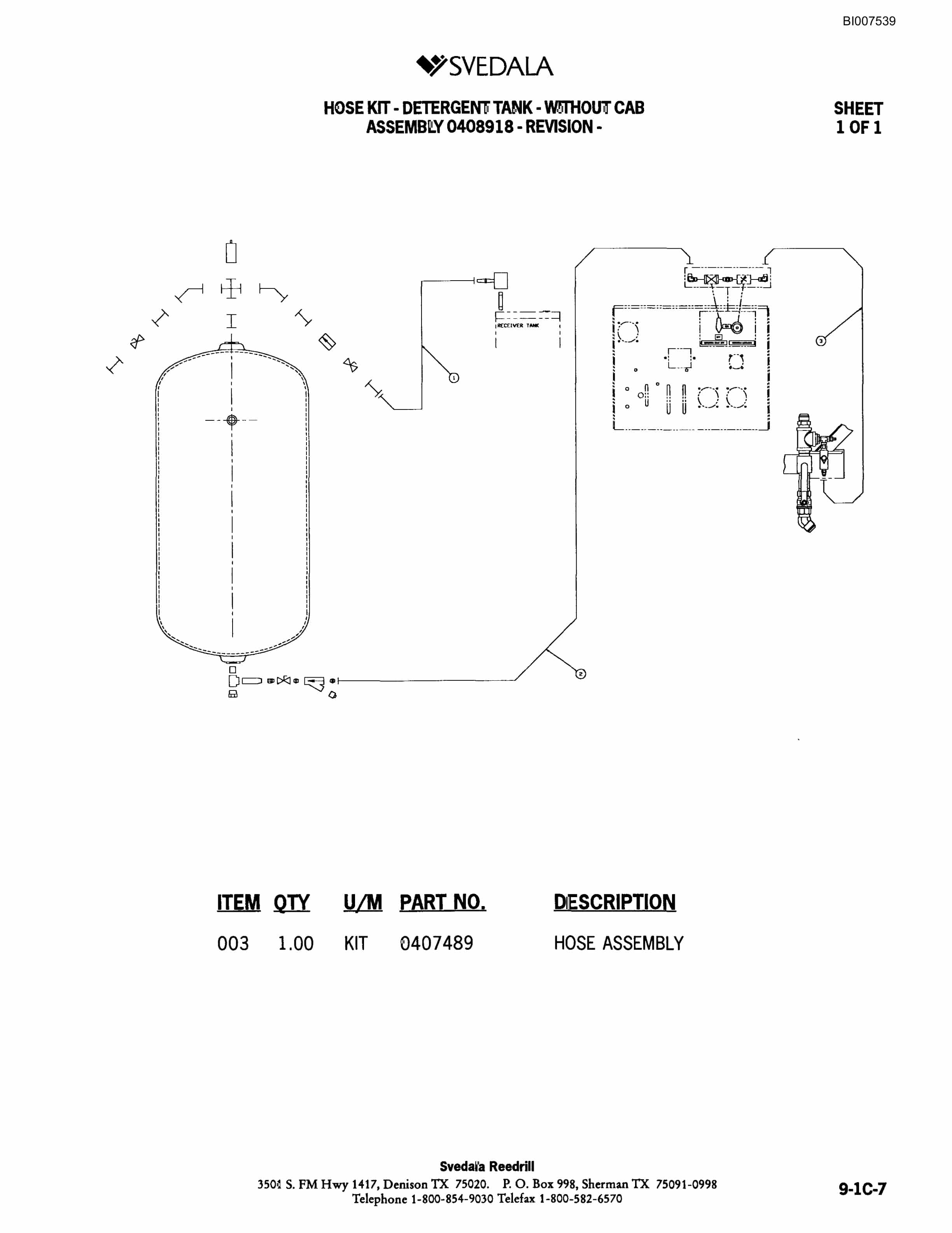 Bucyrus 300 Hydraulic Track Drill Parts Catalog BI007539-5