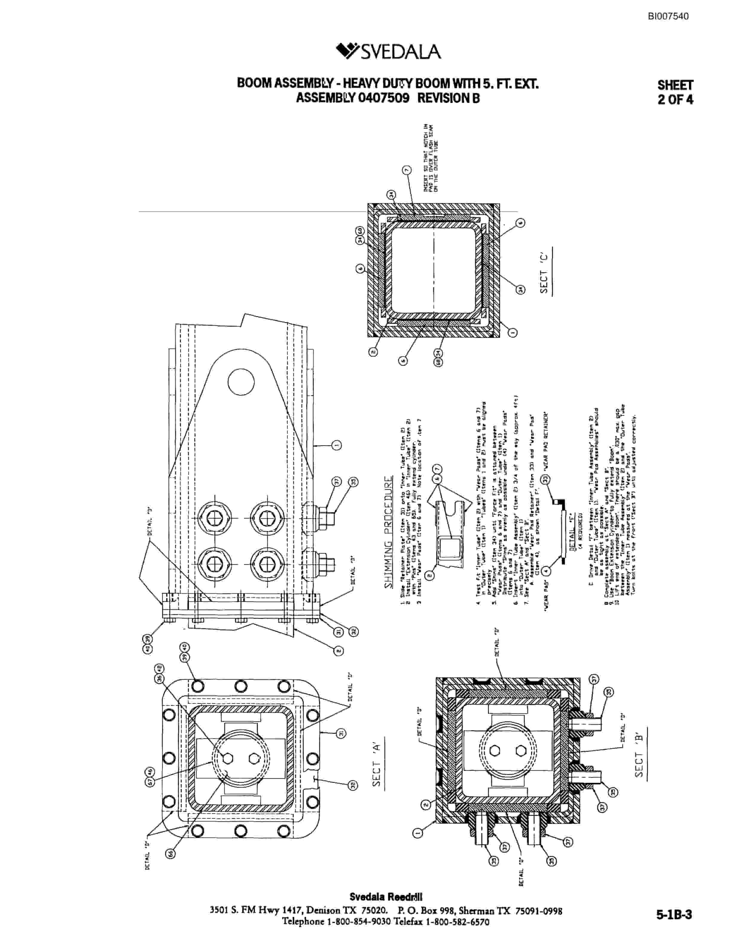 Bucyrus 300 Hydraulic Track Drill Parts Catalog BI007540-2