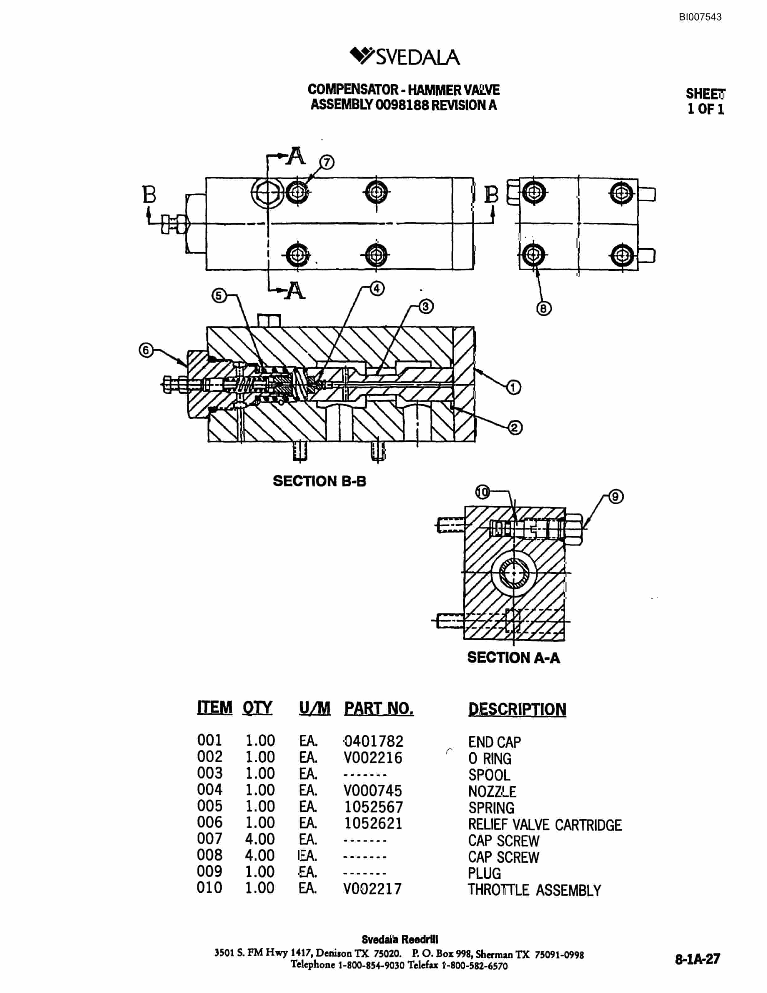 Bucyrus 300 Hydraulic Track Drill Parts Catalog BI007543-5