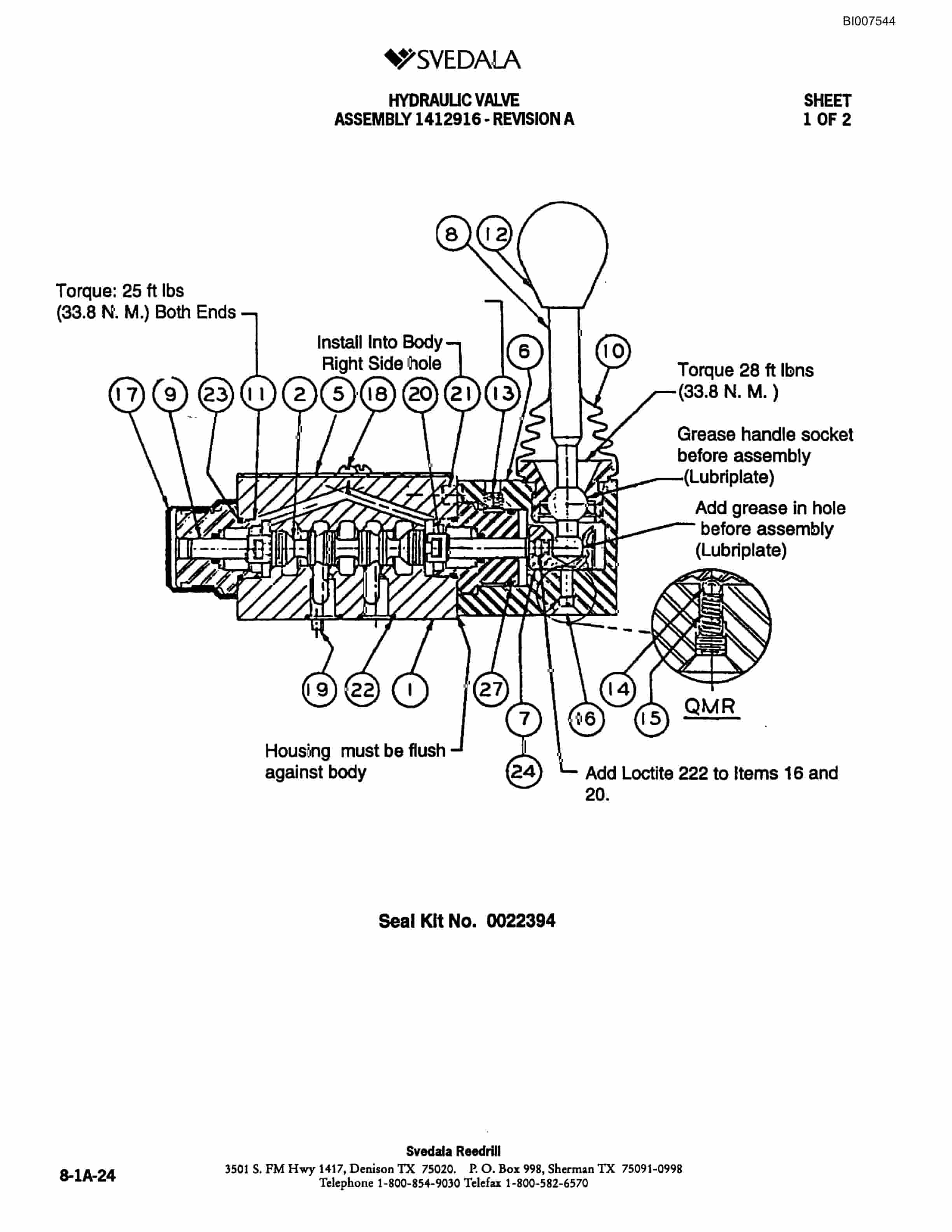 Bucyrus 300 Hydraulic Track Drill Parts Catalog BI007544-4
