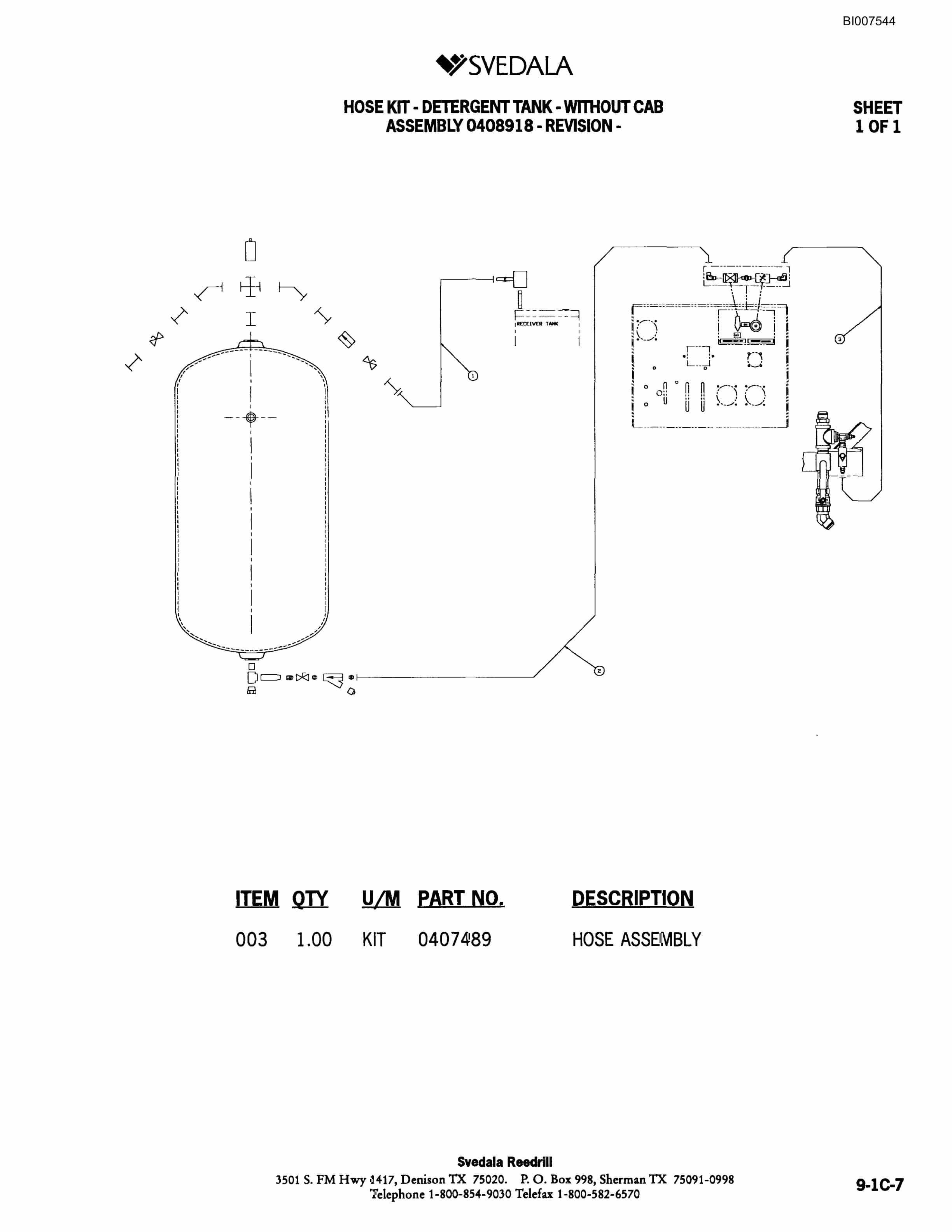 Bucyrus 300 Hydraulic Track Drill Parts Catalog BI007544-5
