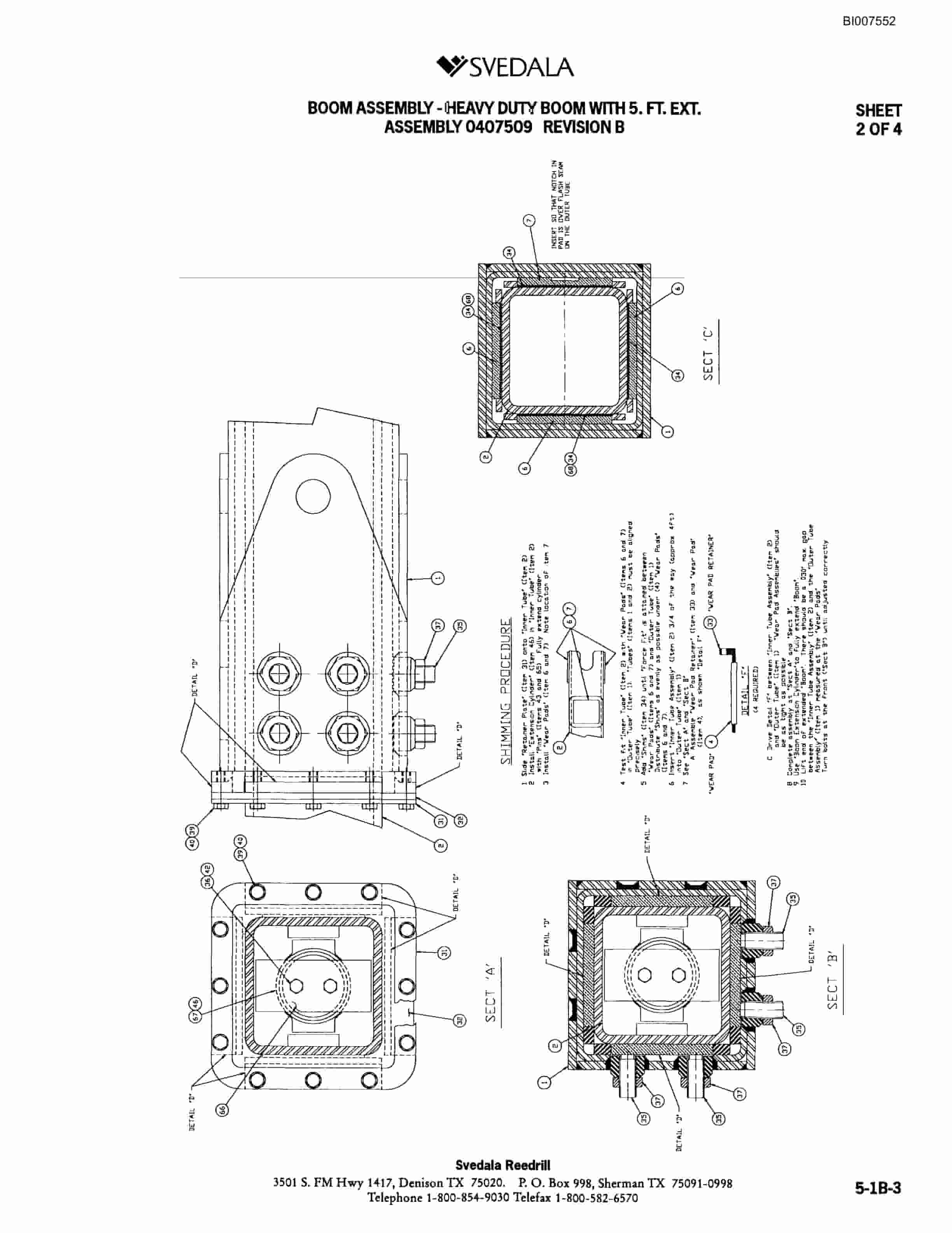 Bucyrus 300 Hydraulic Track Drill Parts Catalog BI007552-2