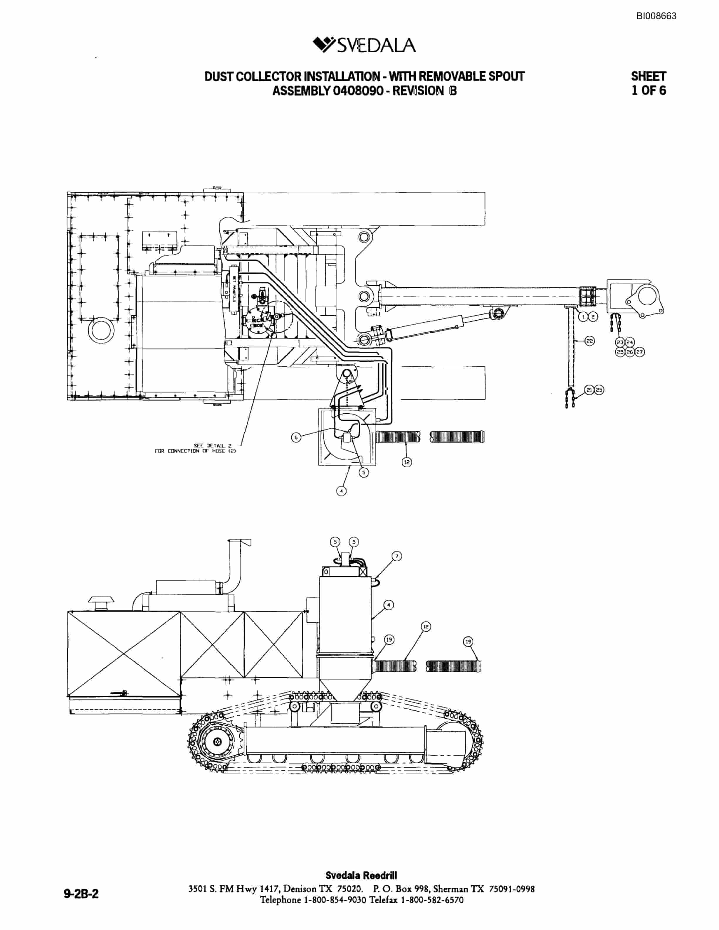 Bucyrus 300 Hydraulic Track Drill Parts Catalog BI008663-5