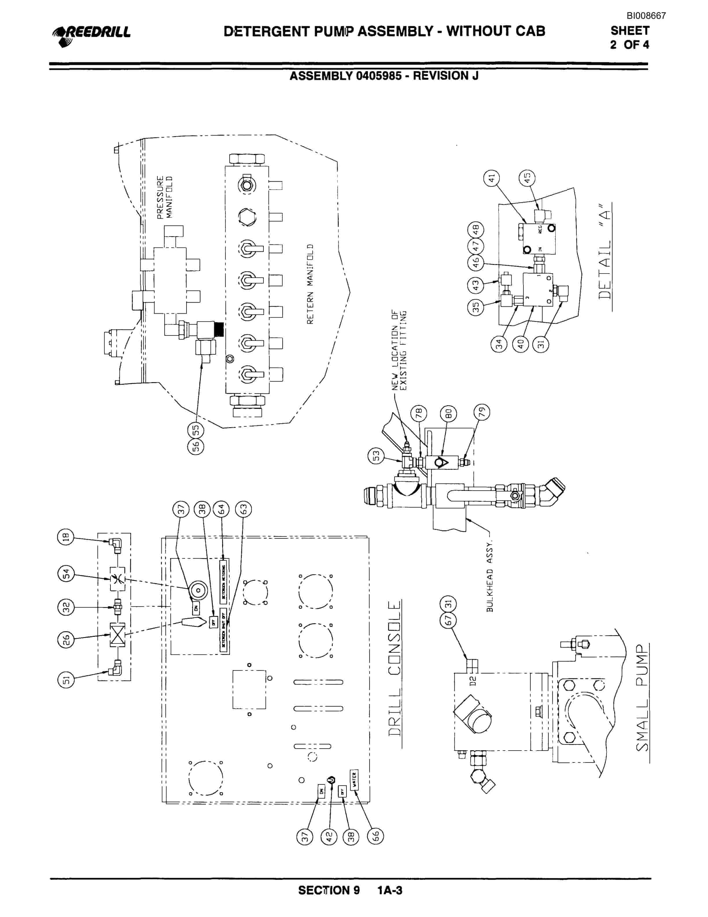 Bucyrus 300 Hydraulic Track Drill Parts Catalog BI008667-5