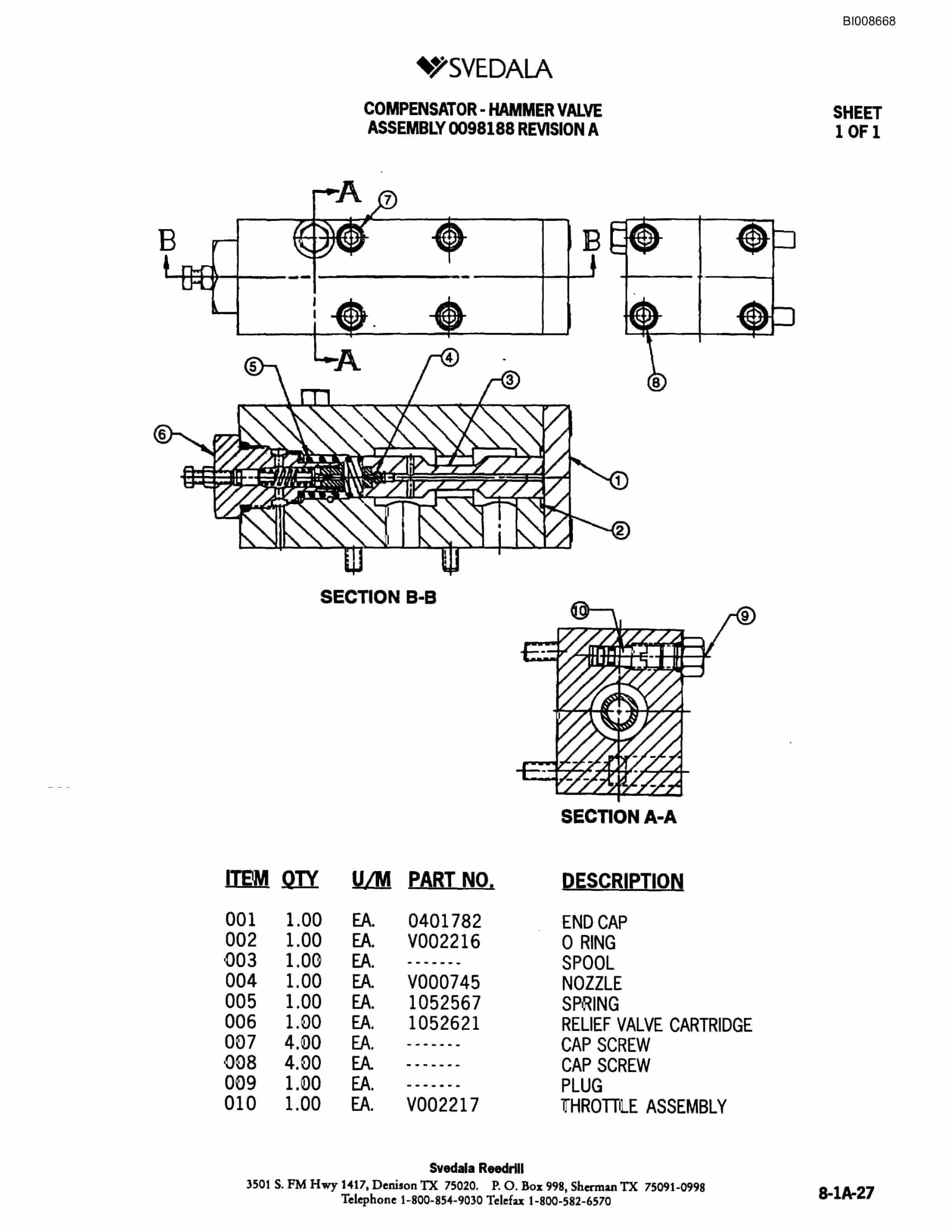Bucyrus 300 Hydraulic Track Drill Parts Catalog BI008668-4