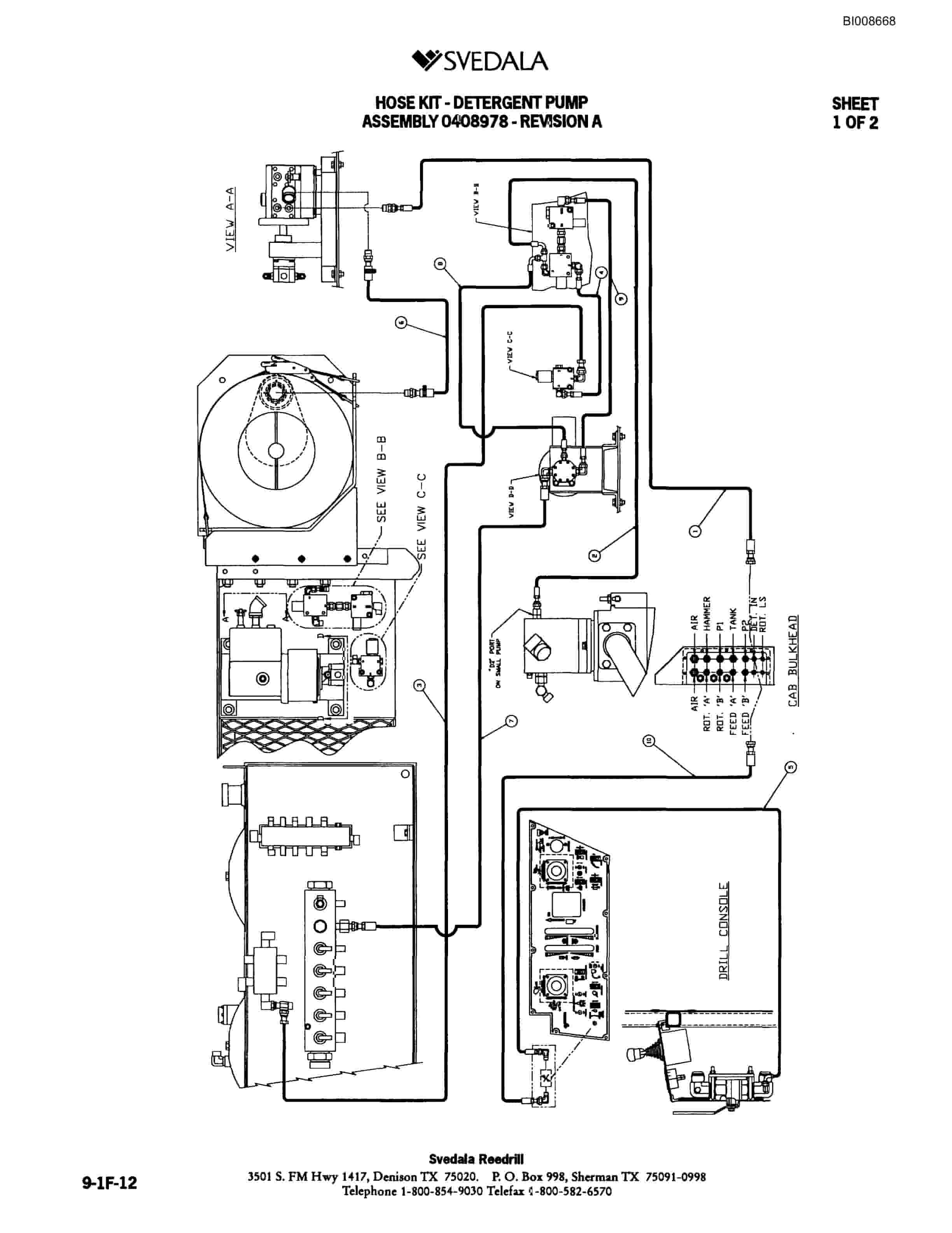 Bucyrus 300 Hydraulic Track Drill Parts Catalog BI008668-5