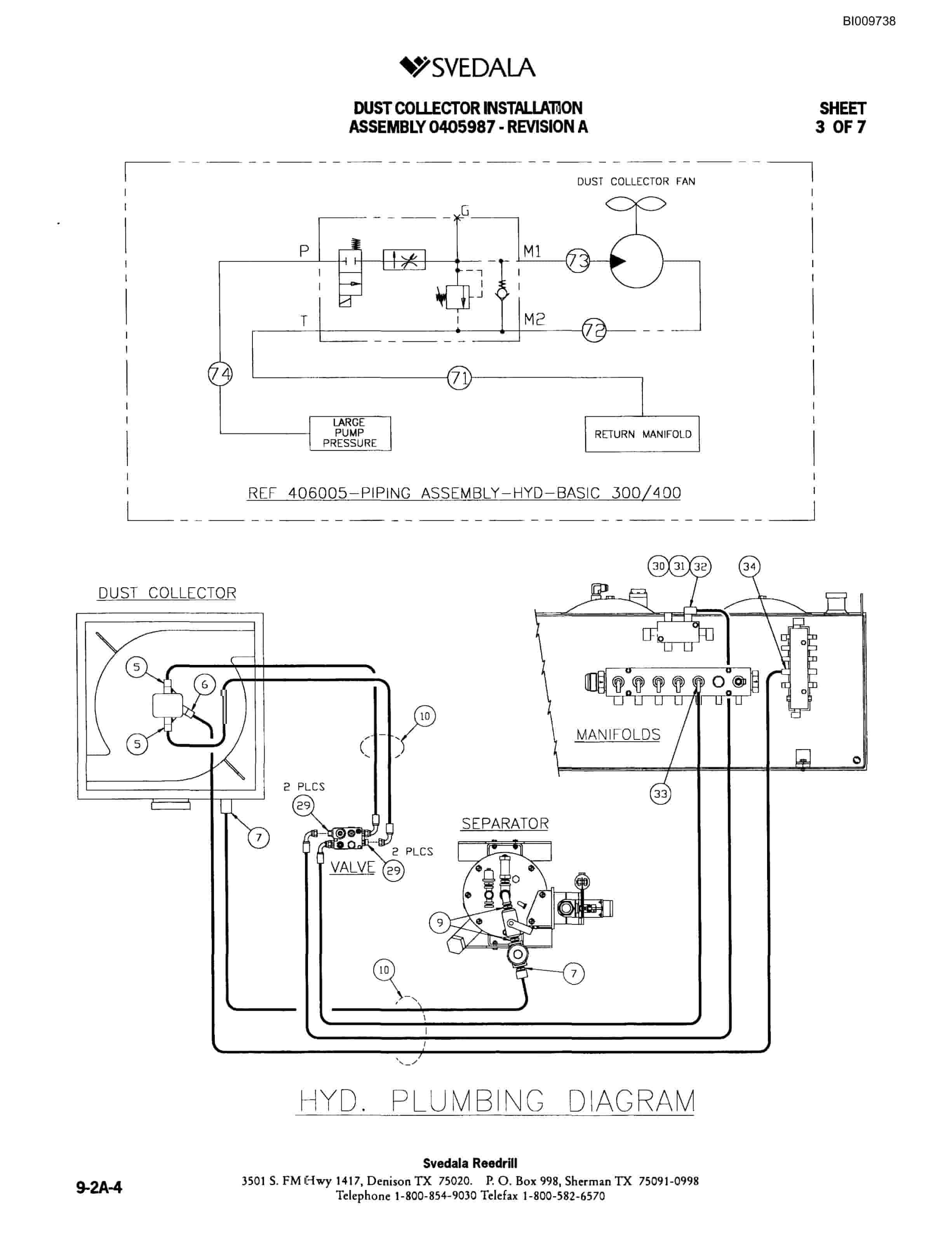 Bucyrus 300 Hydraulic Track Drill Parts Catalog BI009738-4