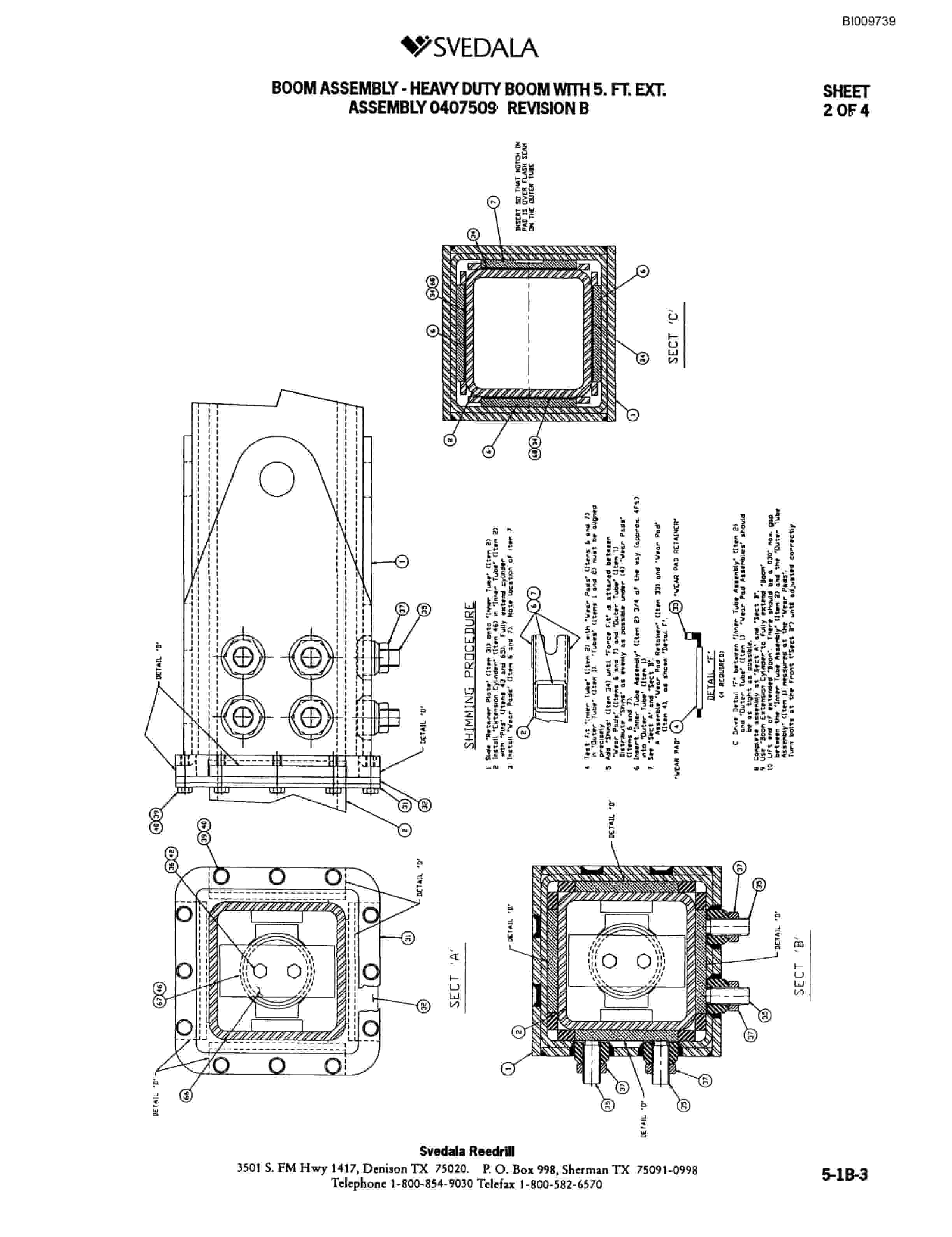 Bucyrus 300 Hydraulic Track Drill Parts Catalog BI009739-2