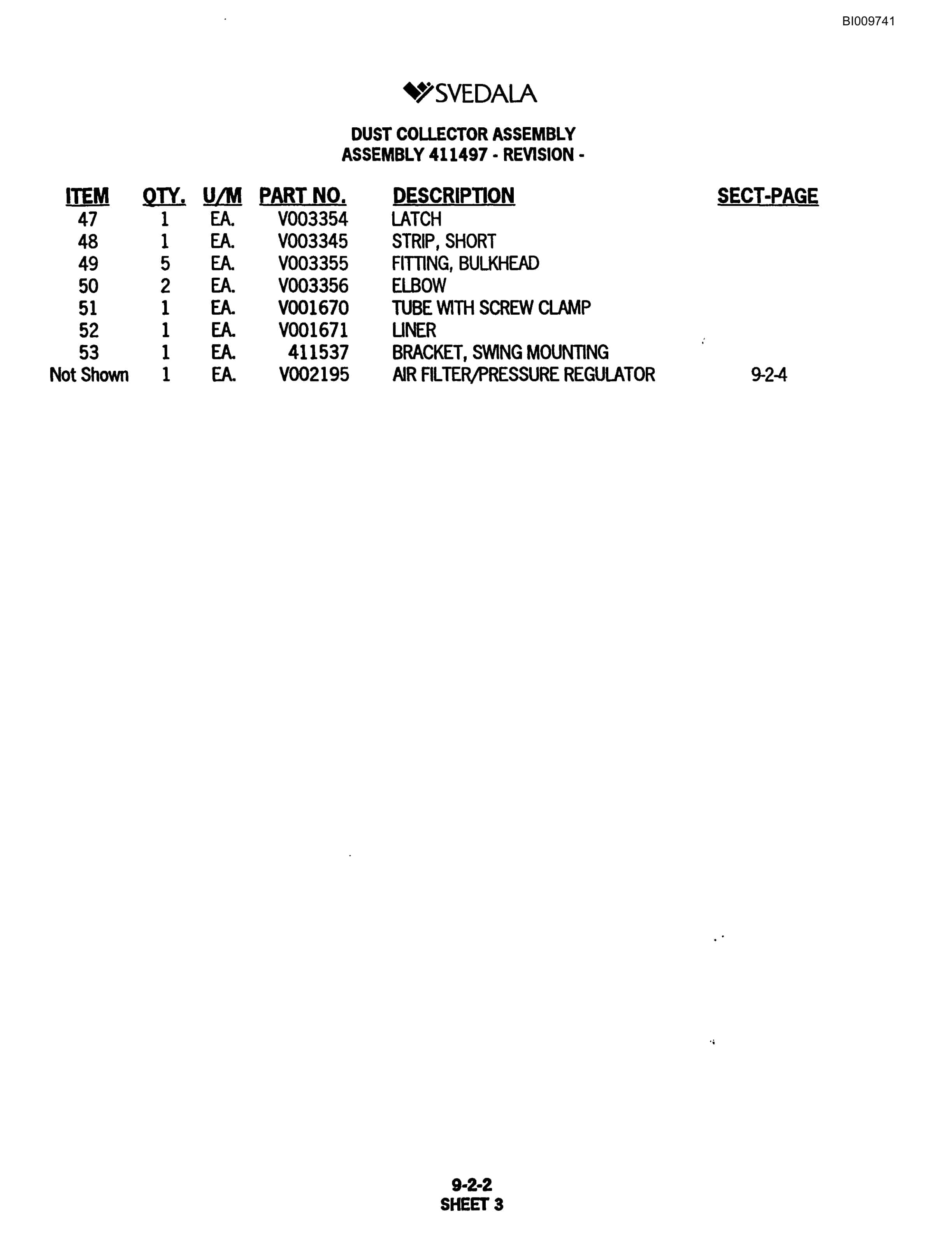 Bucyrus 300 Hydraulic Track Drill Parts Catalog BI009741-5